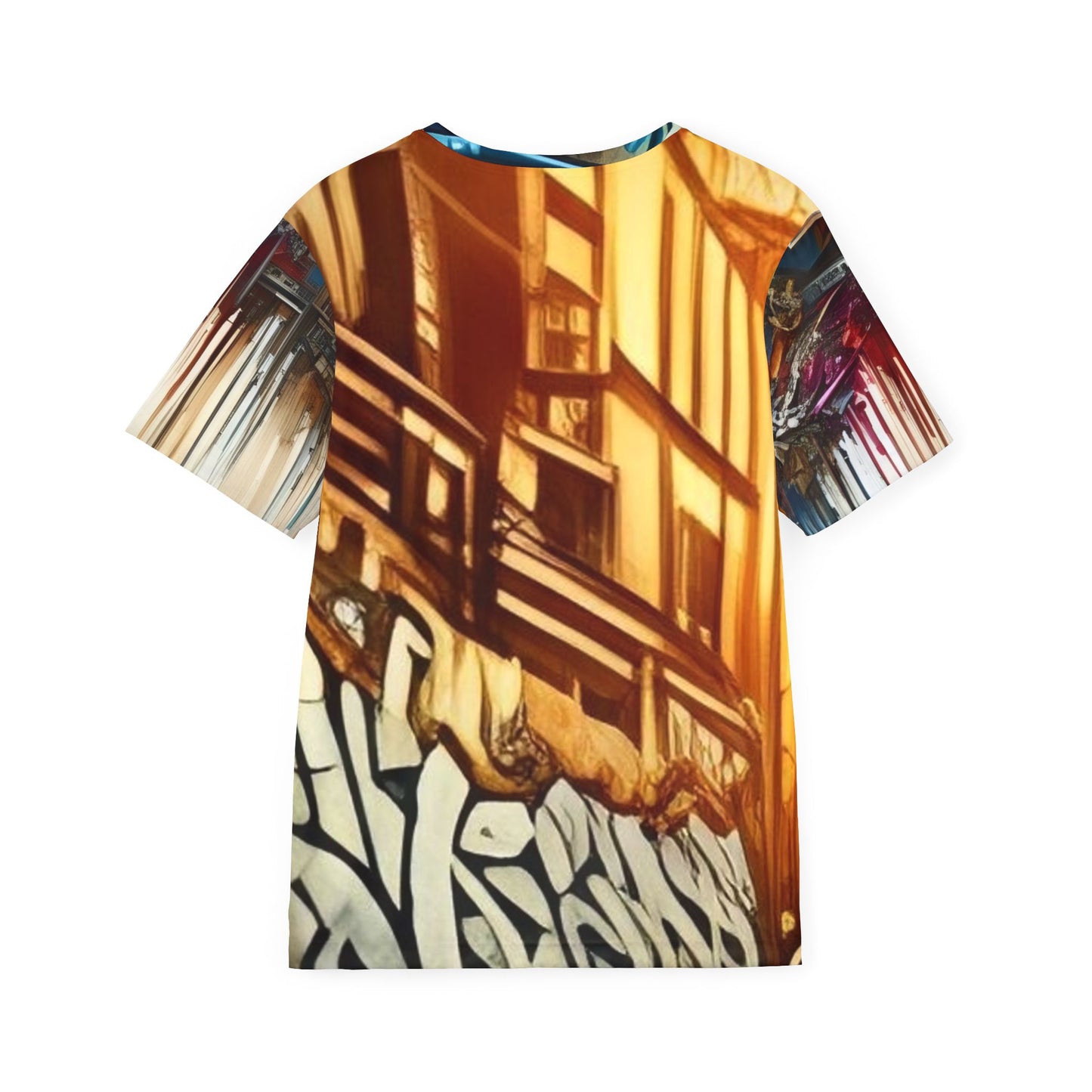 R&RH Graffiti Blah Men's Multicolor  T-Shirt