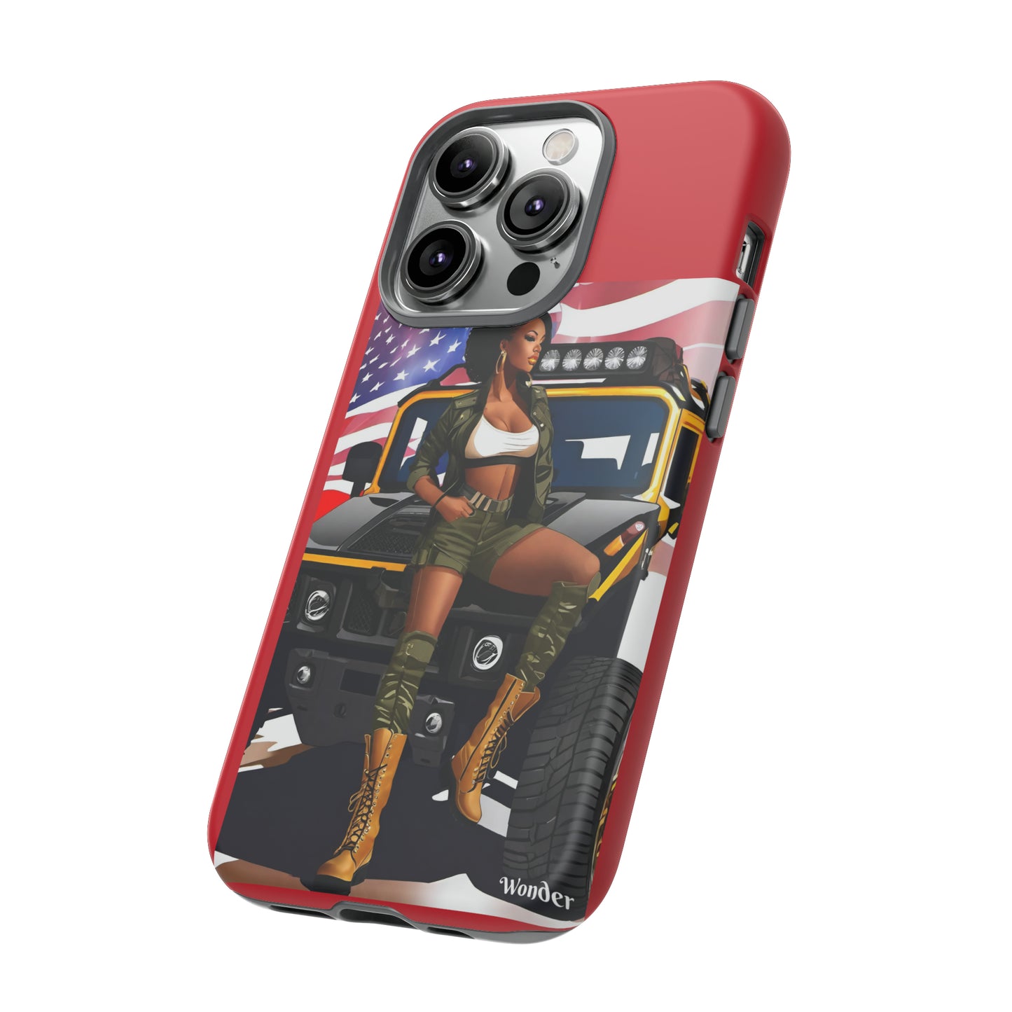 R_RH Army Woman Phone Cases