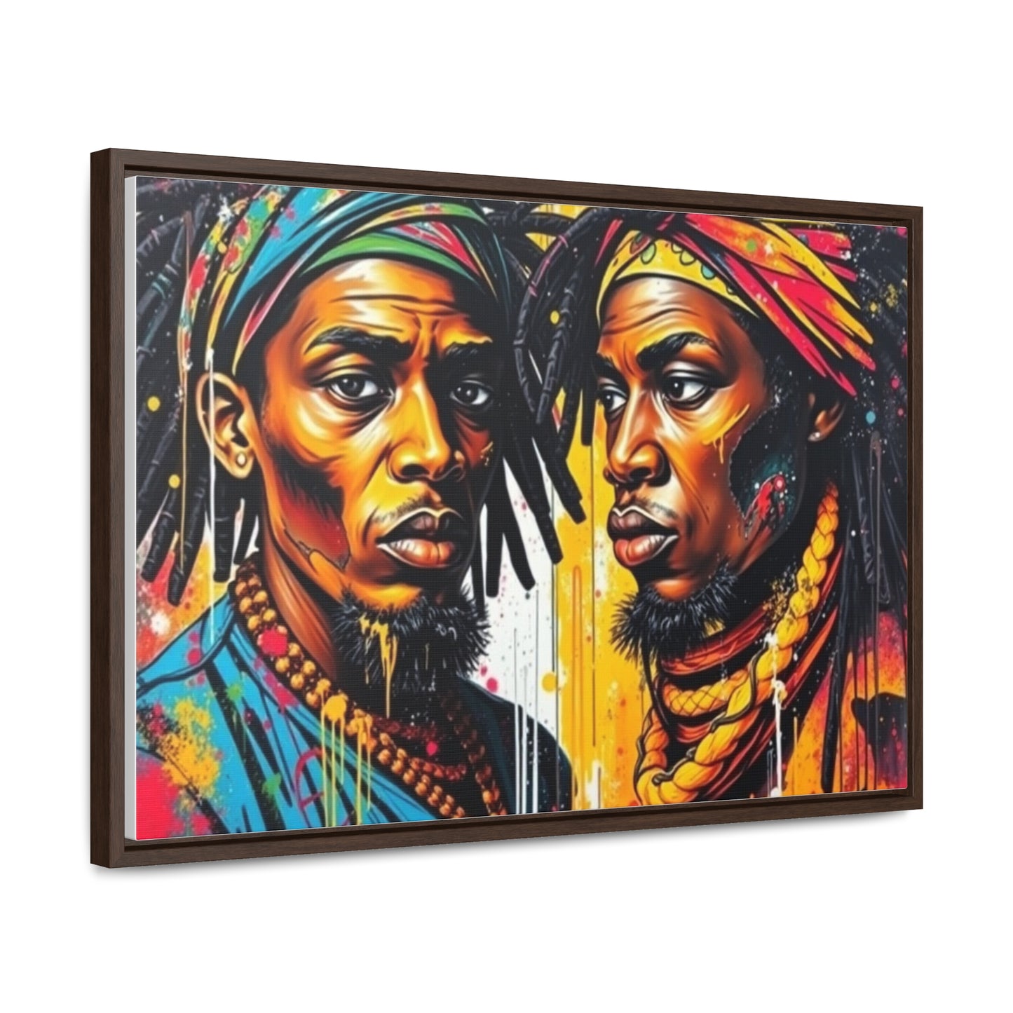 R&RH Cultural Art Gallery Canvas Wrap - Vibrant African Heritage