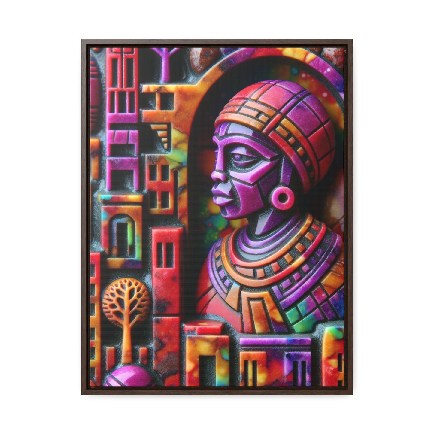 R&RH Mosaic Framed Portrait