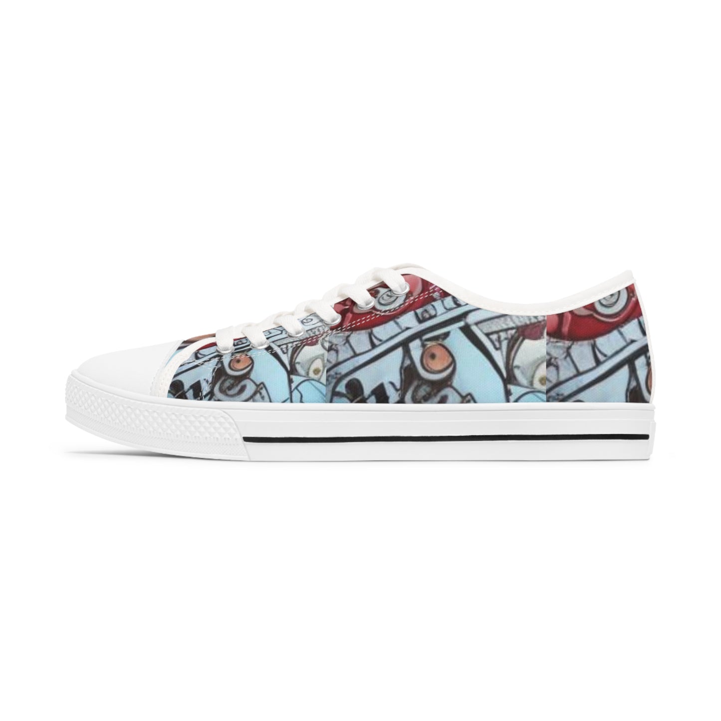 R&RH Abstract Color Women's Low Top Sneakers