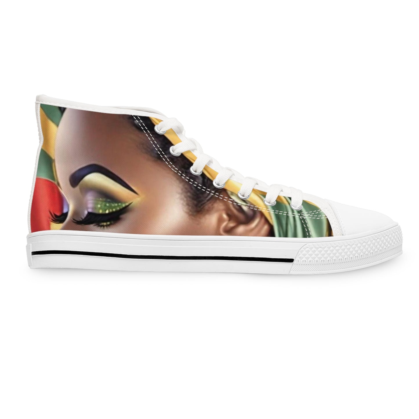 Portrait Of A Woman Canvas Boots