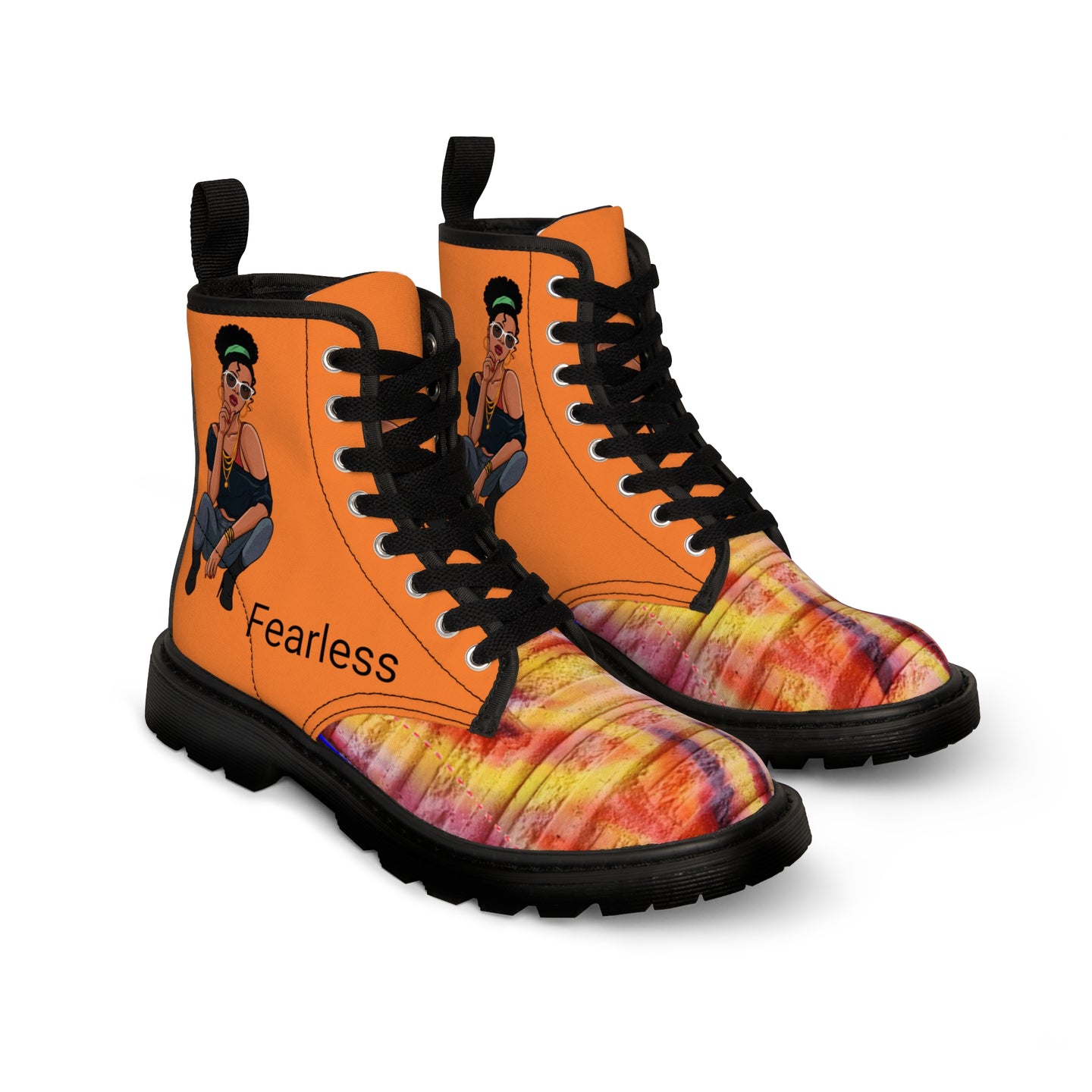 Fearless!  Women's Canvas Boots