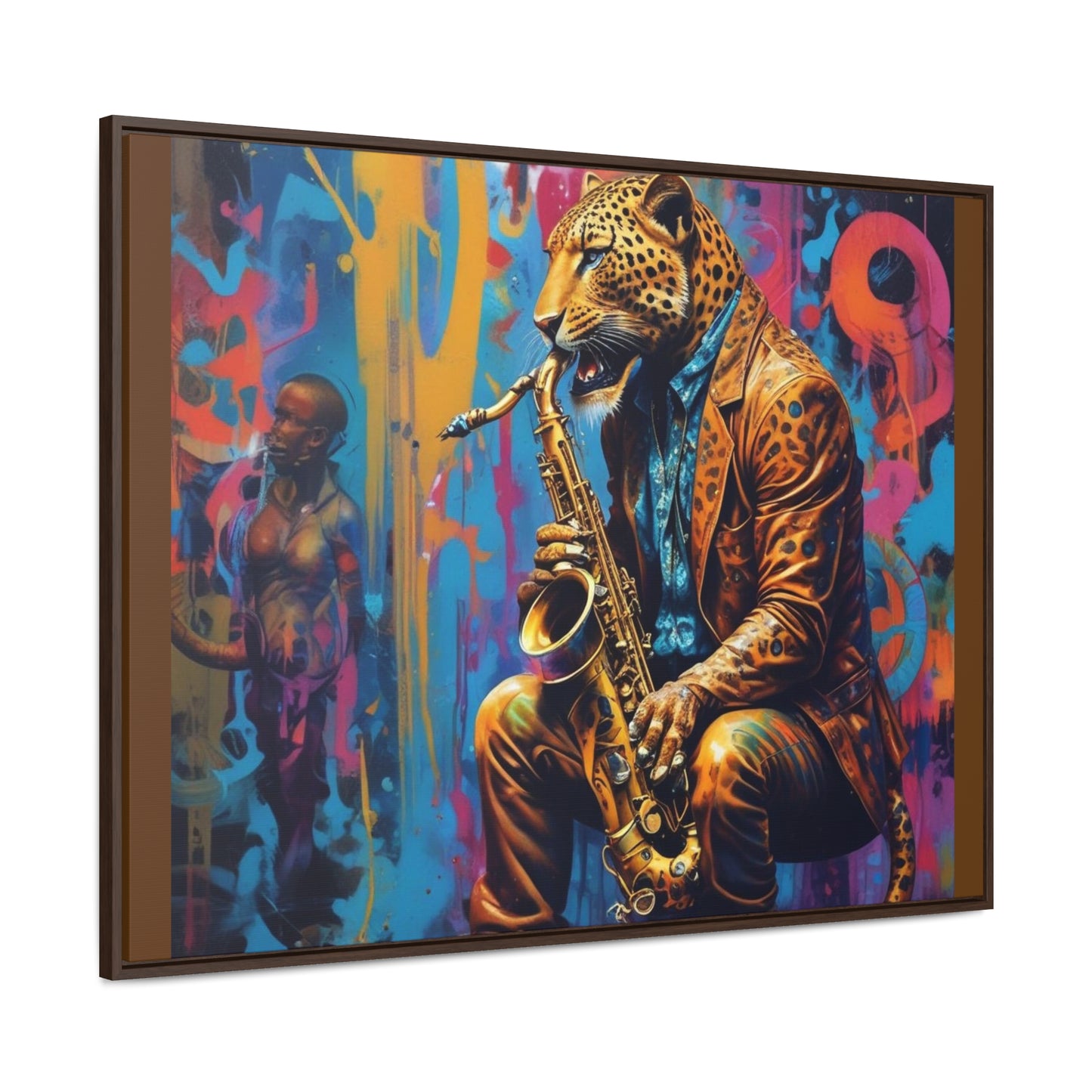 RRH Leopard Jazz Band Canvas