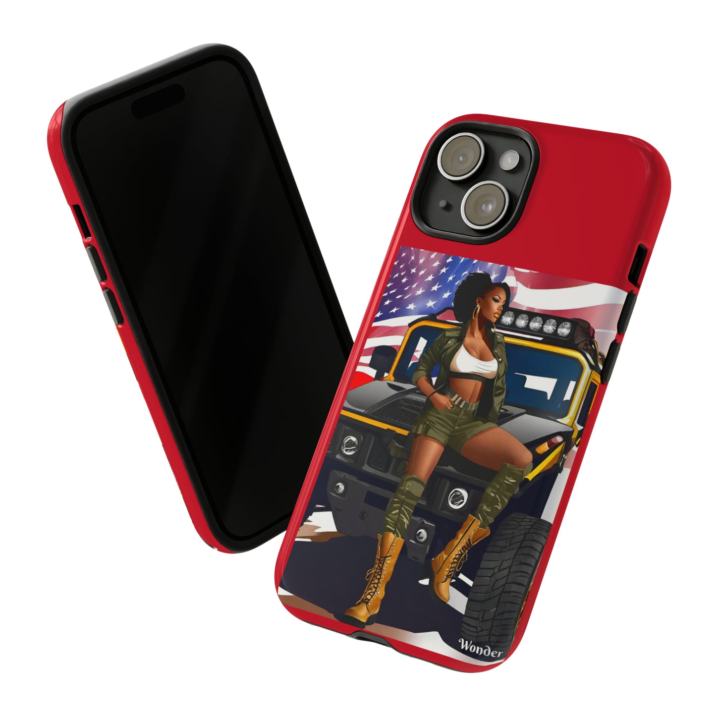 R_RH Army Woman Phone Cases