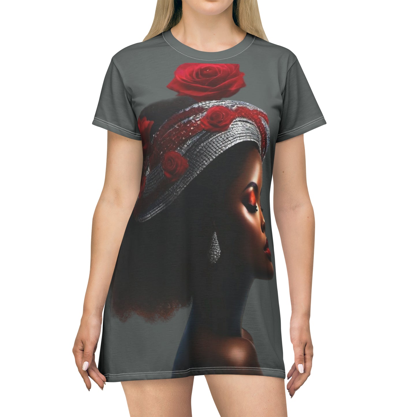 R&RH Vivid Rose T-Shirt Dress