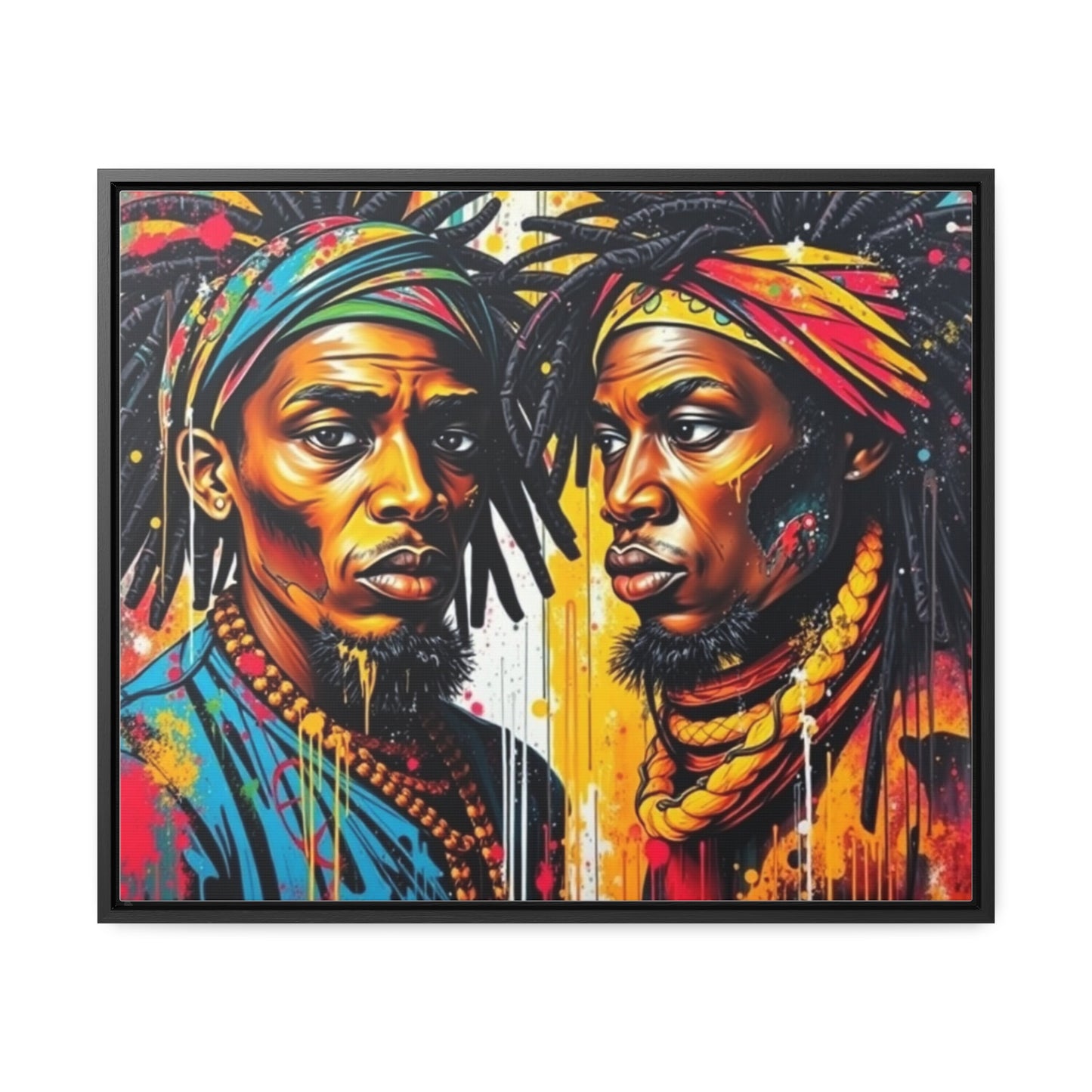 R&RH Cultural Art Gallery Canvas Wrap - Vibrant African Heritage