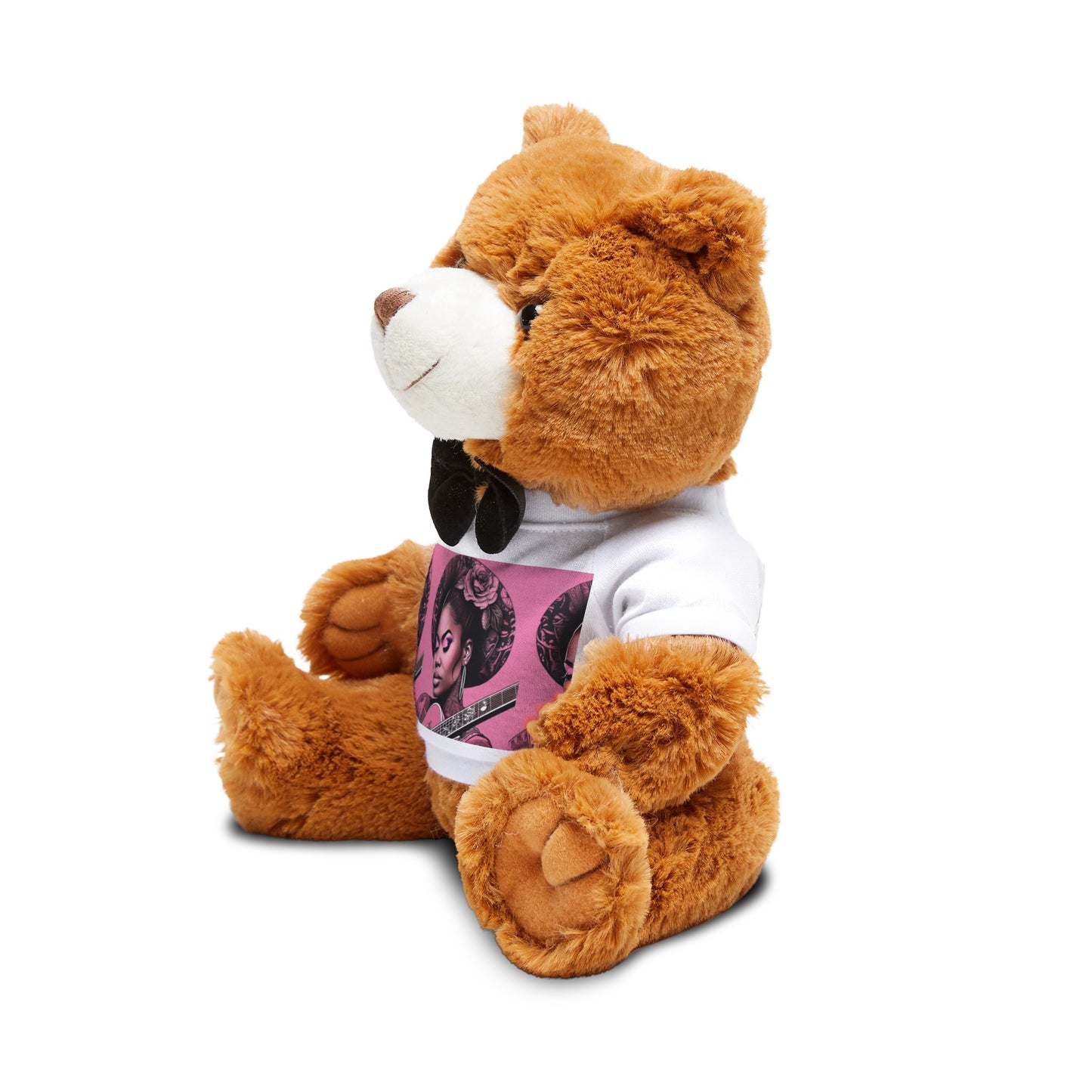 R&RH Teddy Bear with Pink Guitar T-Shirt