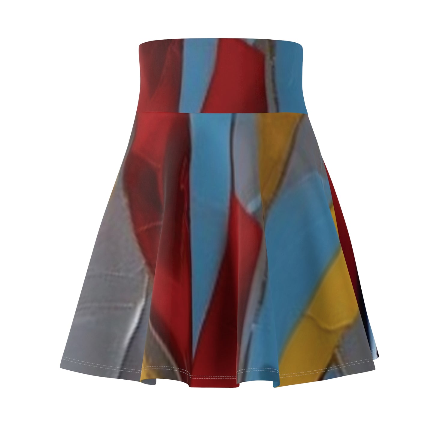 R_RH Red Abstract Women's Skirt