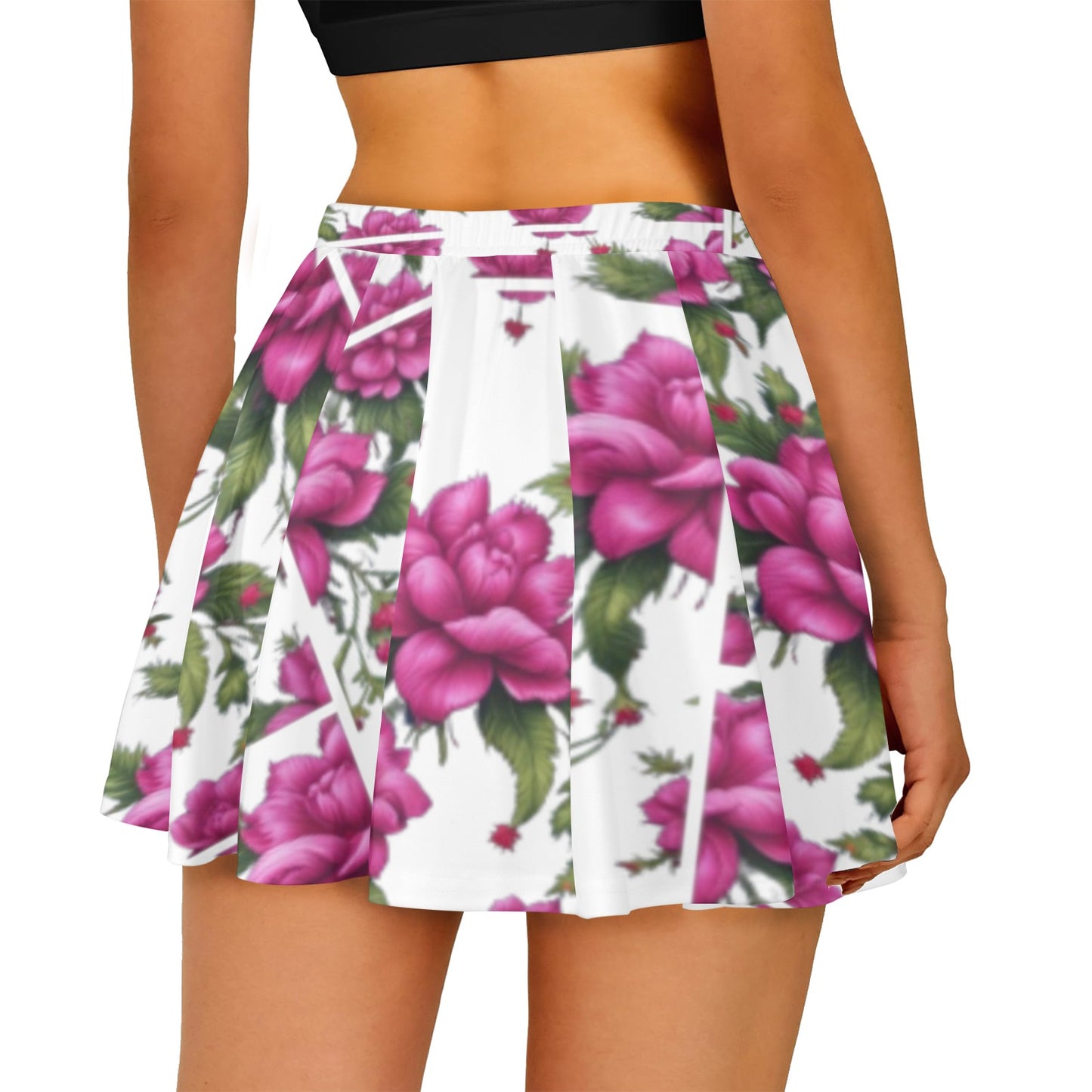 R&RH Fushia Roses Skater Skirt - Rich and Rich Homeopportunities 