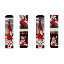 Load image into Gallery viewer, R&amp;RH Caricature White Socks

