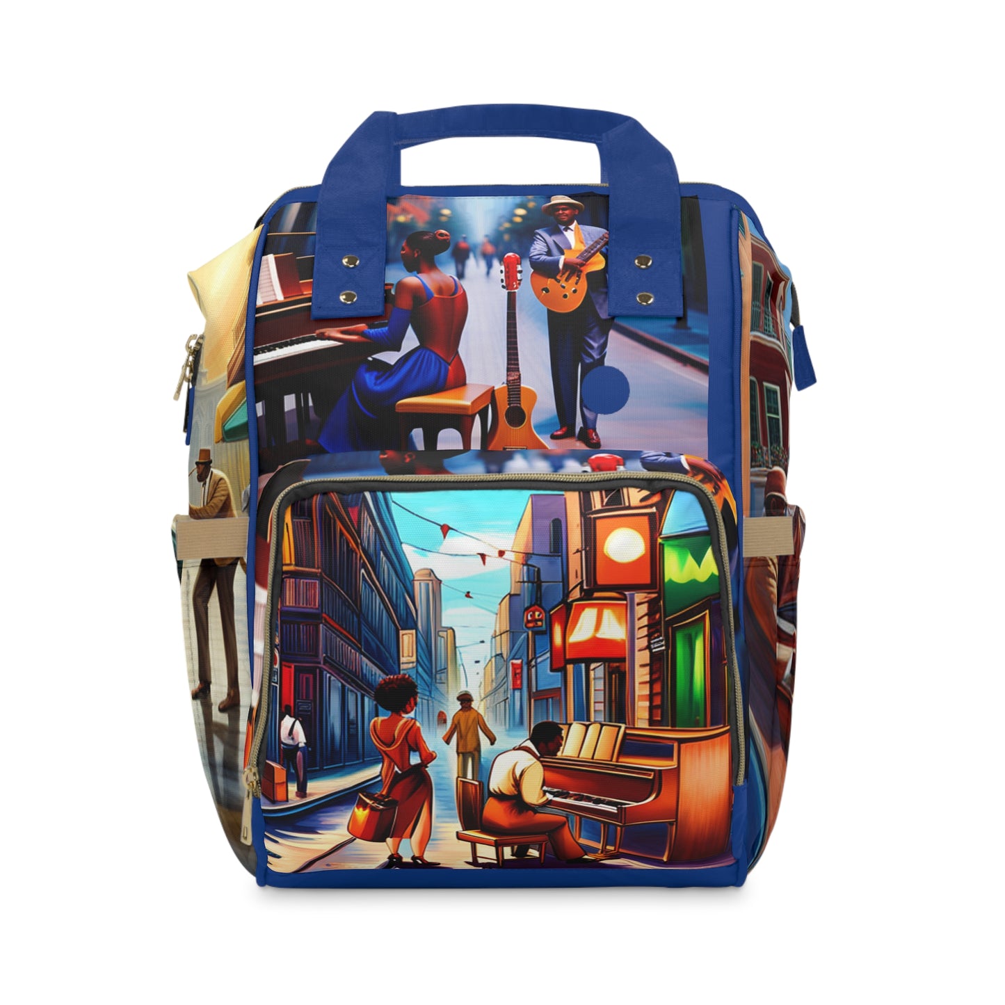 R_RH Multifunctional Jazz Diaper Backpack