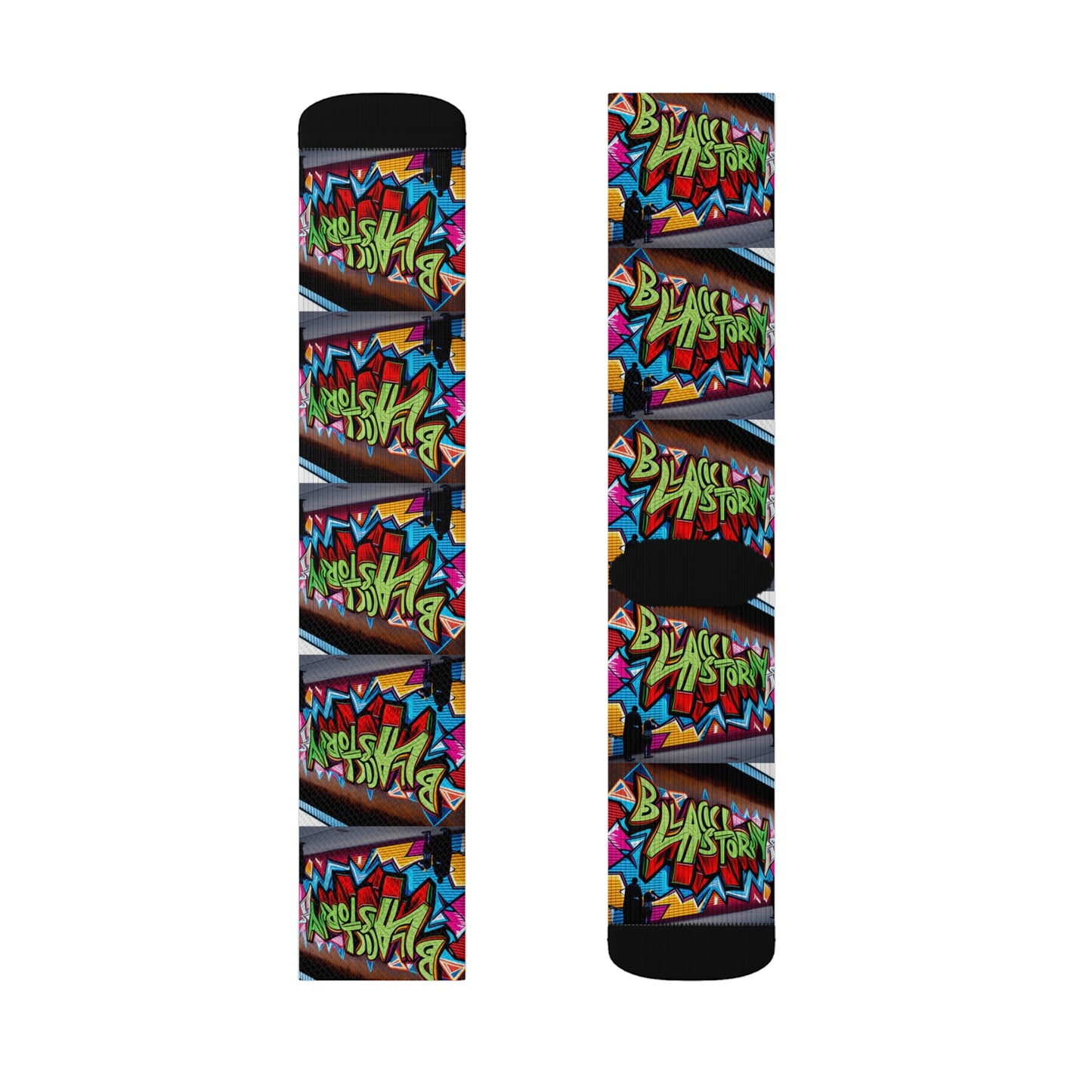 R_RH Black History Sublimation Socks