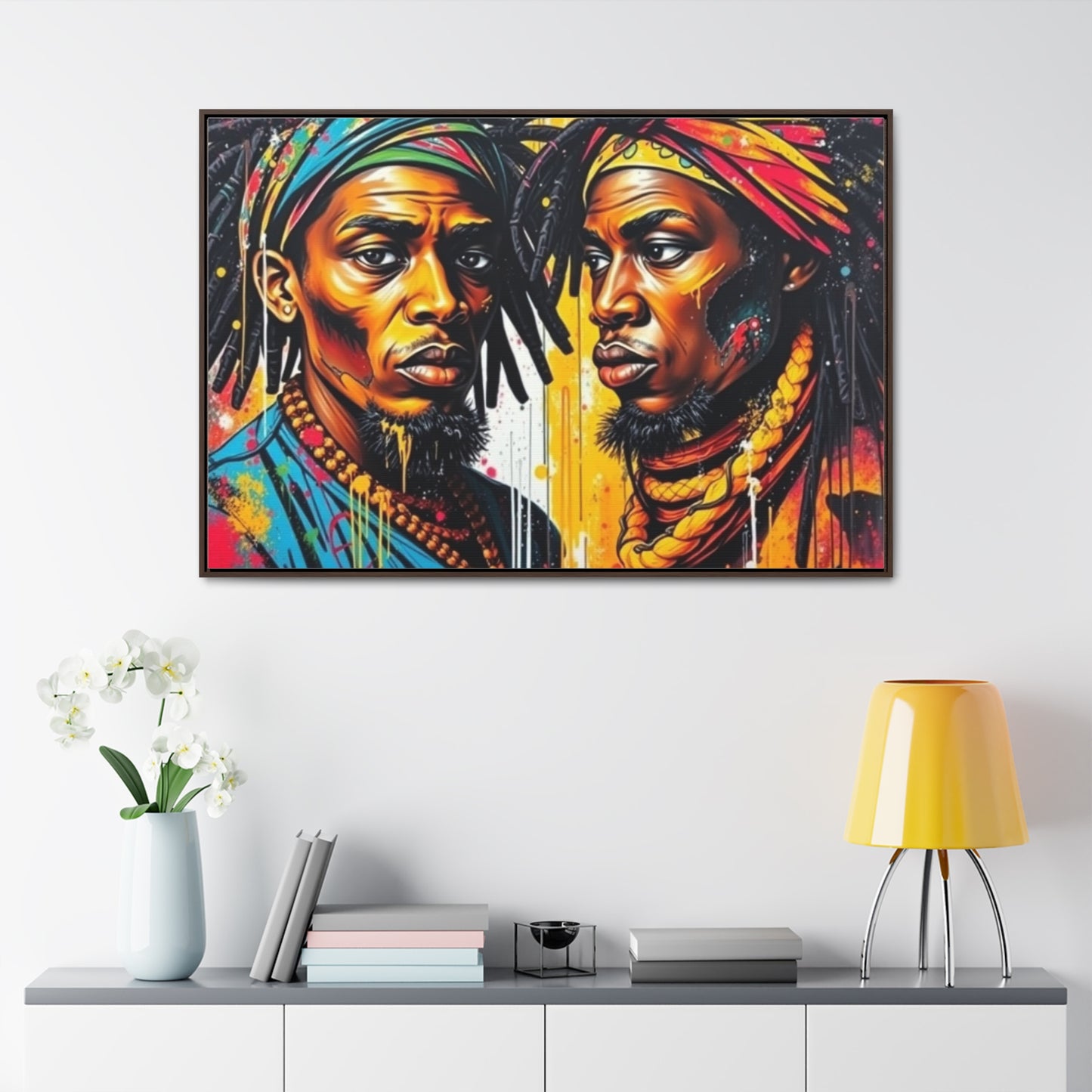 R&RH Cultural Art Gallery Canvas Wrap - Vibrant African Heritage