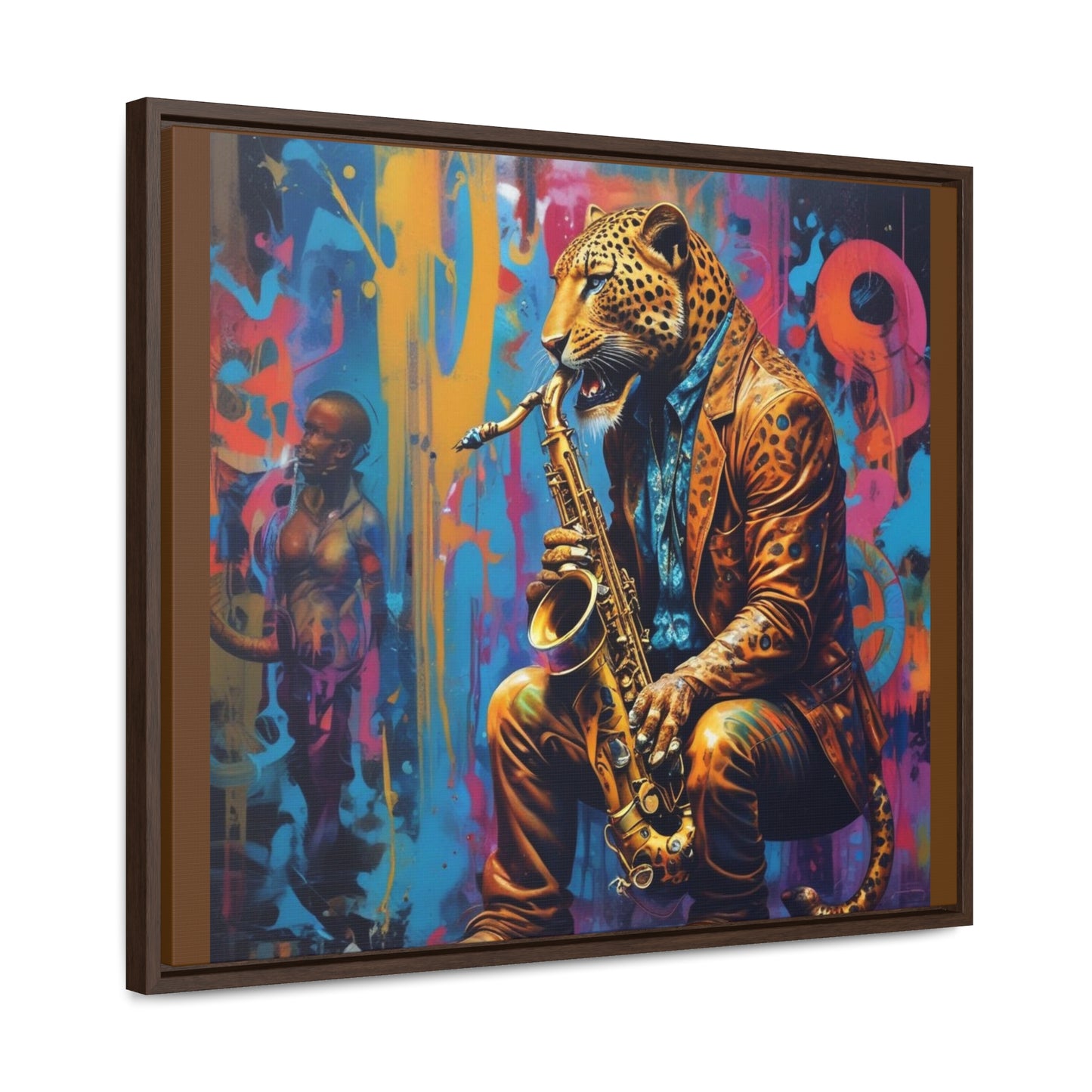 RRH Leopard Jazz Band Canvas