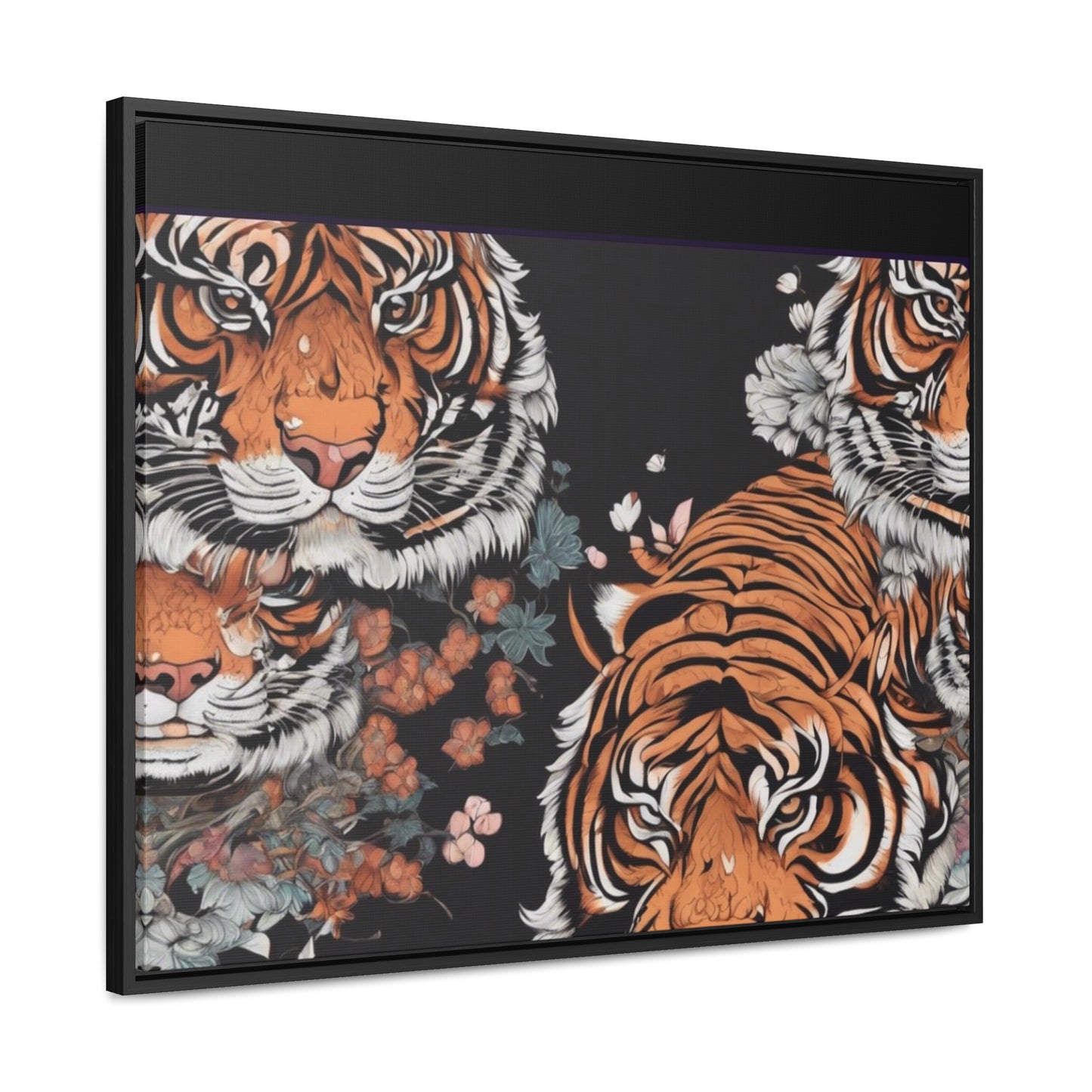 R&RH Vibrant Tiger Gallery Canvas Wrap - Nature-Inspired Wall Art for Home Décor