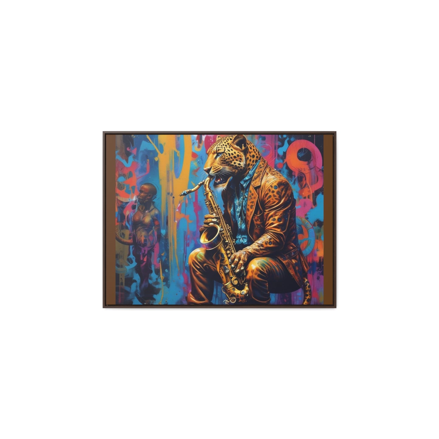 RRH Leopard Jazz Band Canvas