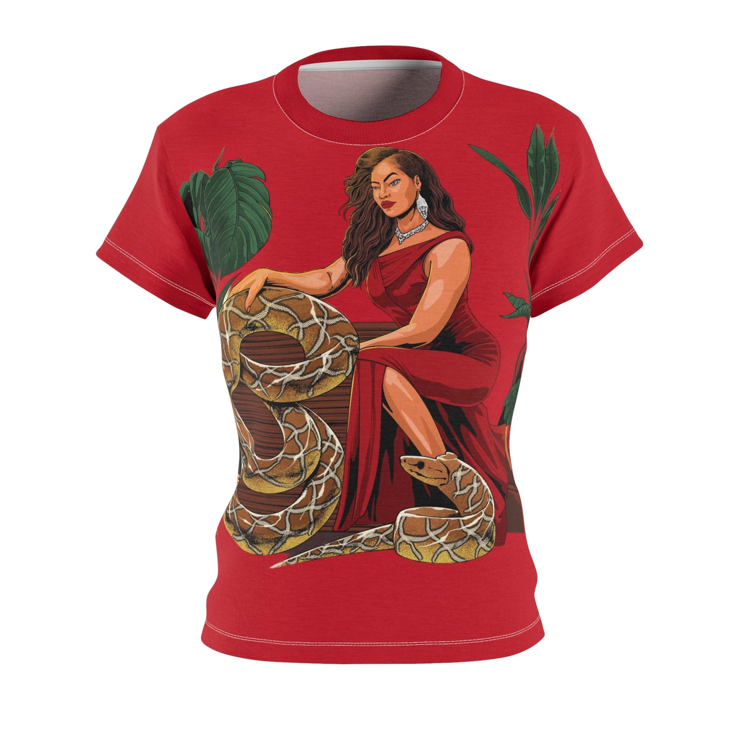 RRH Luiloviie With Pet Red Women's Tee