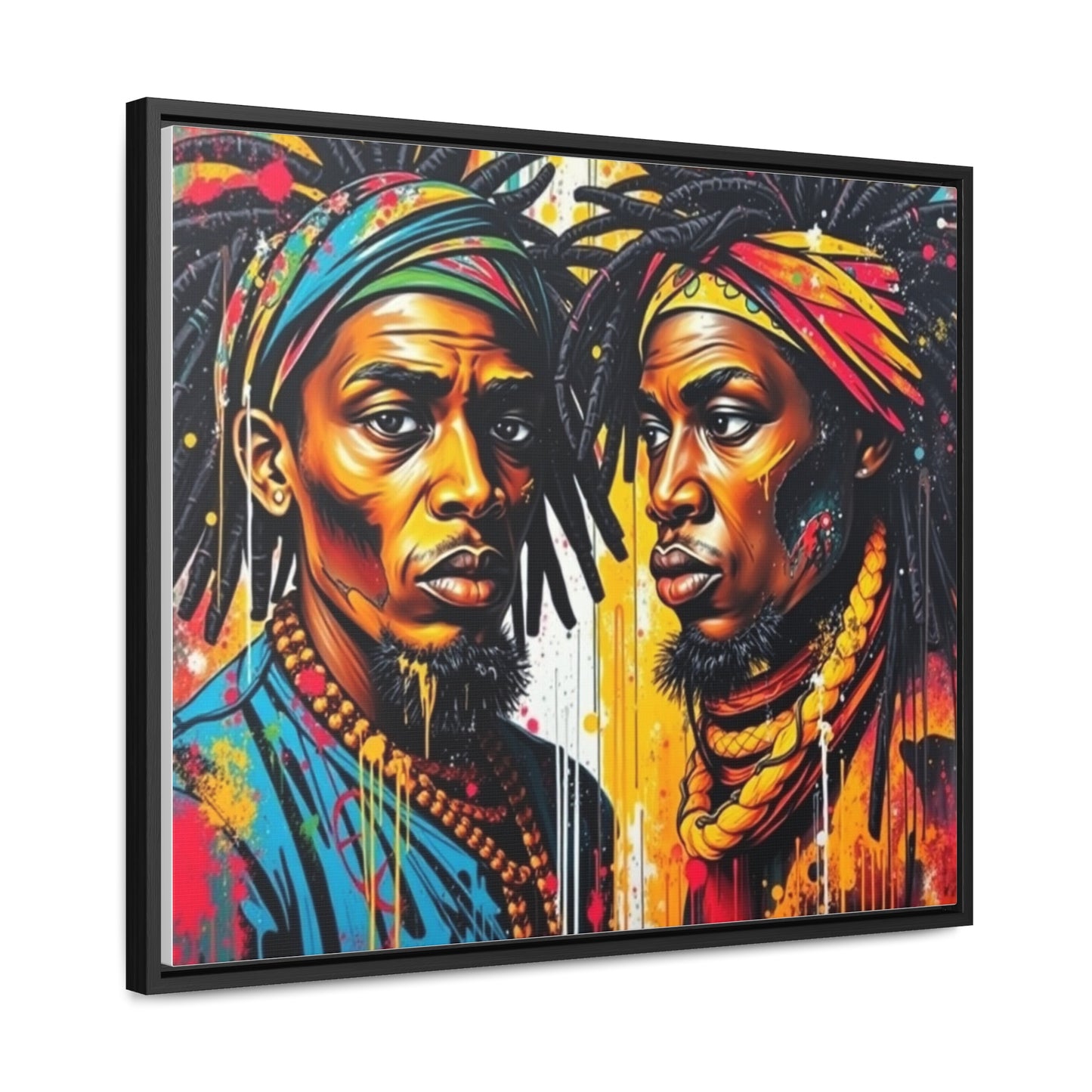 R&RH Cultural Art Gallery Canvas Wrap - Vibrant African Heritage