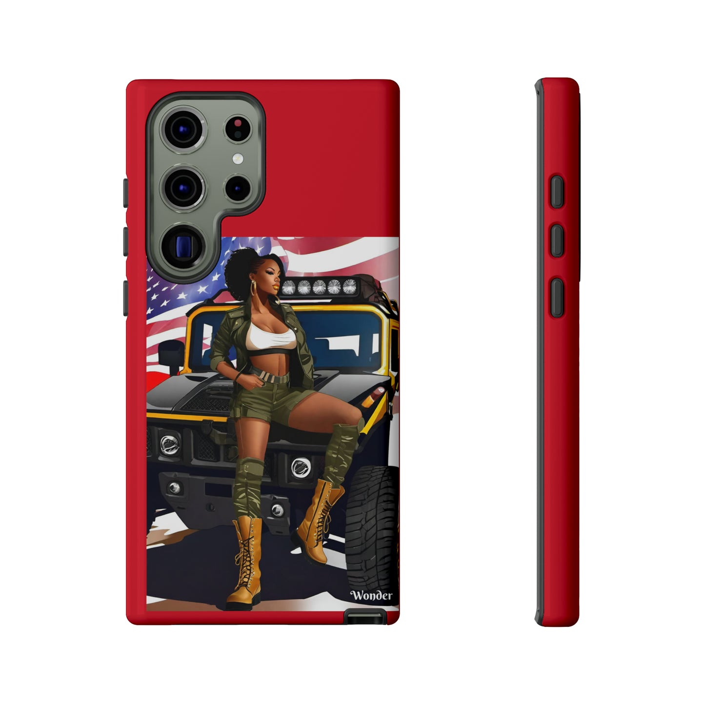 R_RH Army Woman Phone Cases