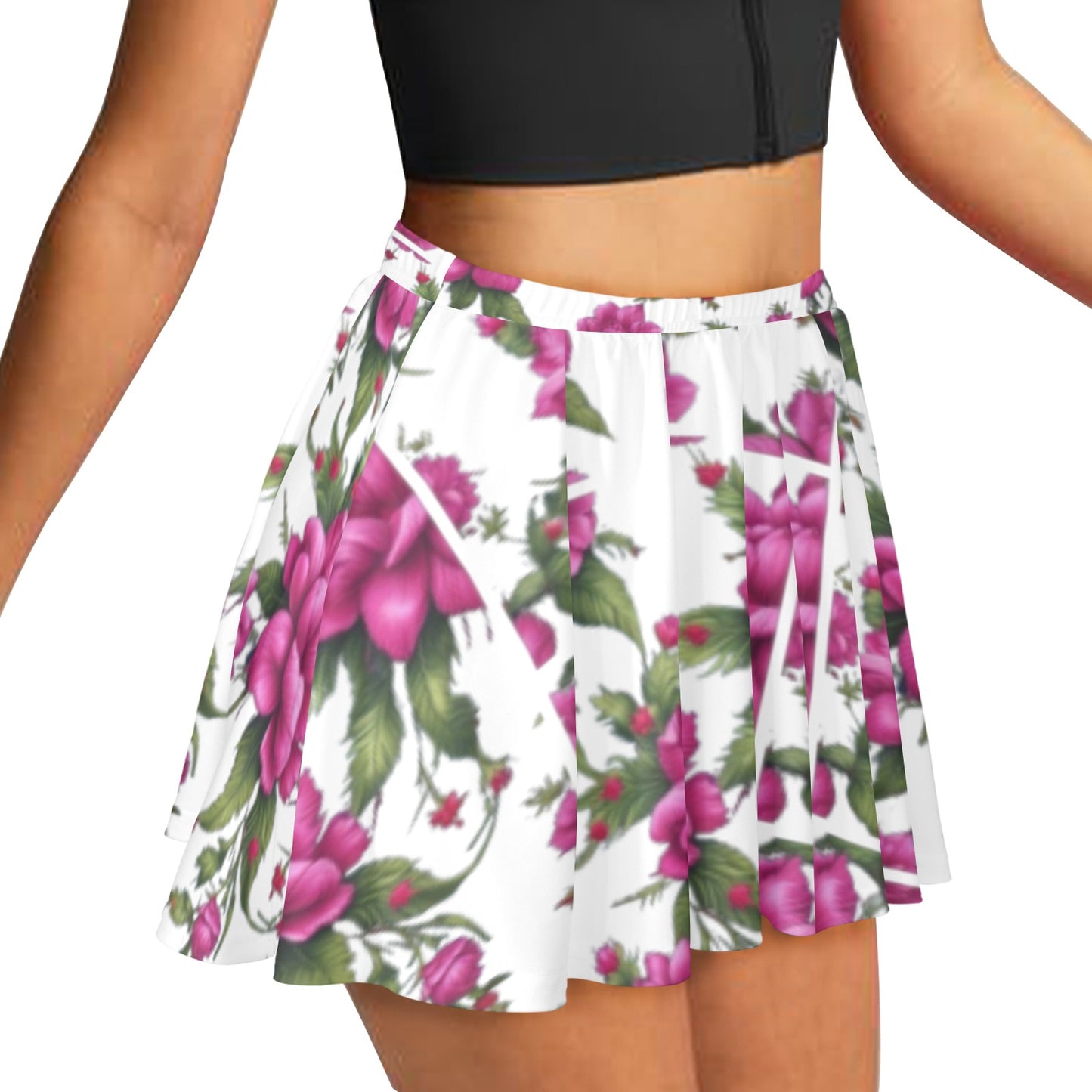 R&RH Fushia Roses Skater Skirt - Rich and Rich Homeopportunities 