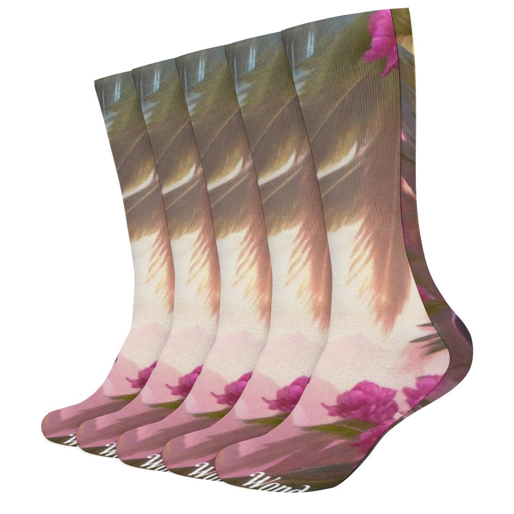 R_RH Divine Women 3 Breathable Stockings (Pack of 5 - Same Pattern)