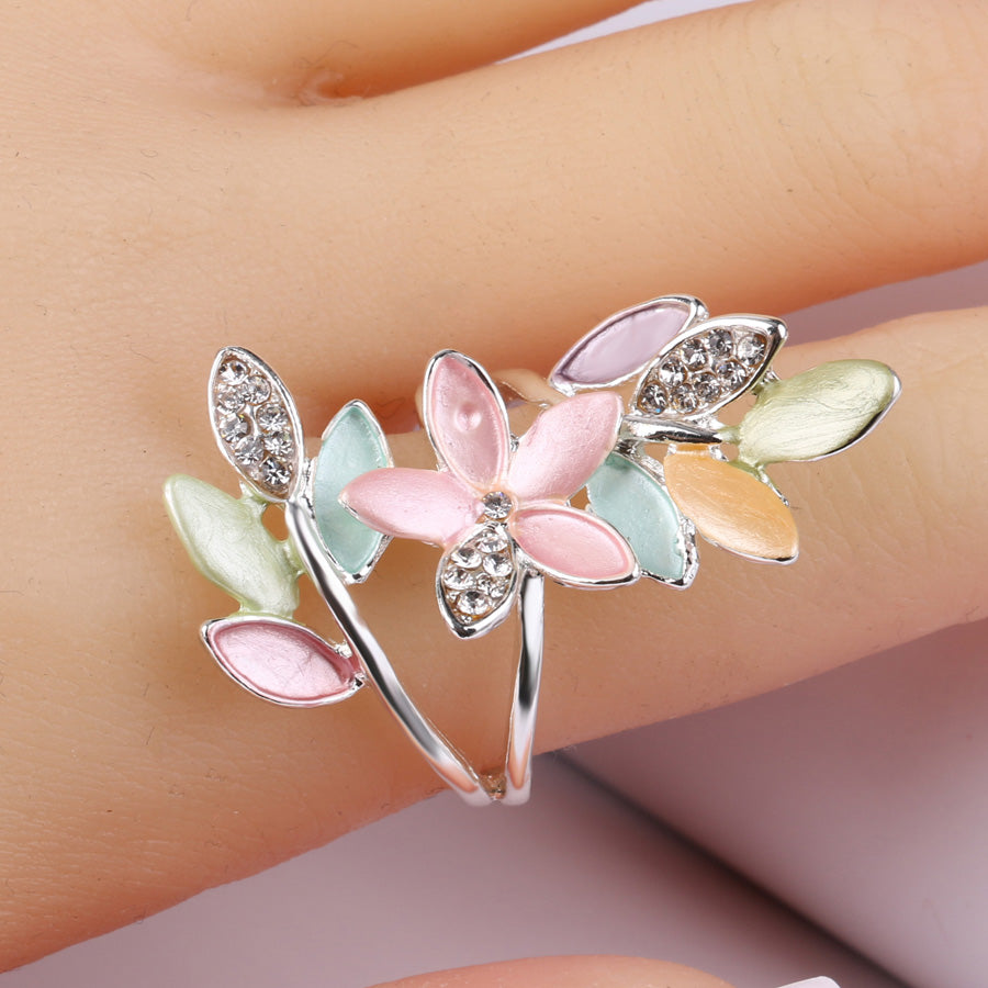 Multicolor Enamel Rings For Women