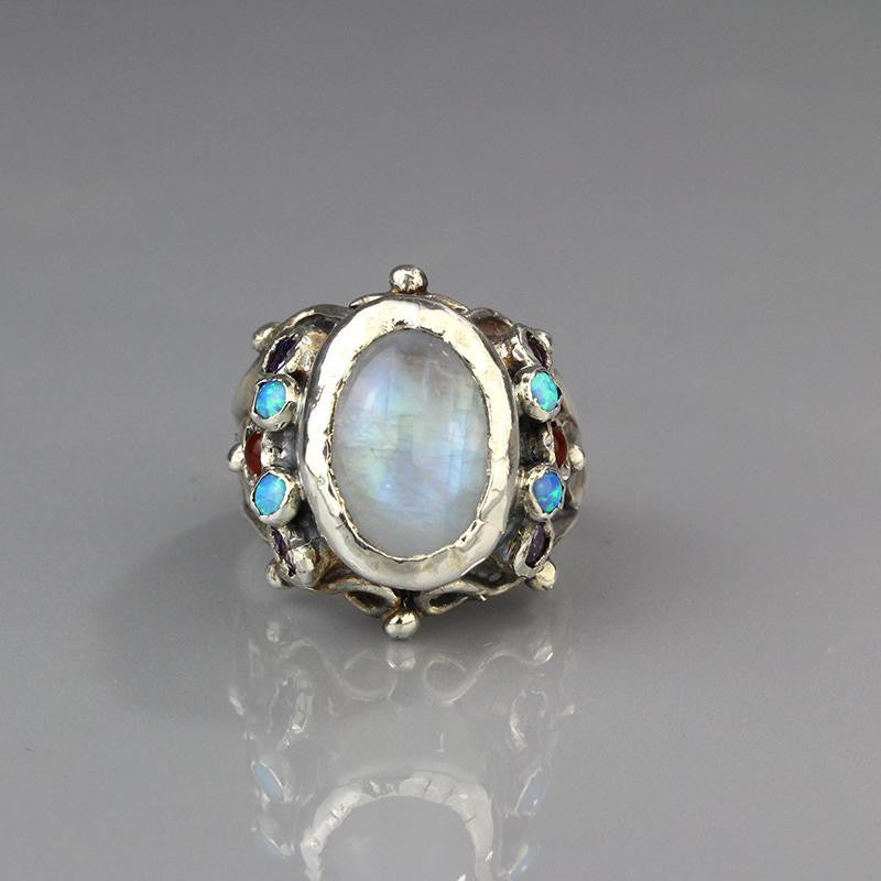 Opal Queen Adjustable Vintage Ring