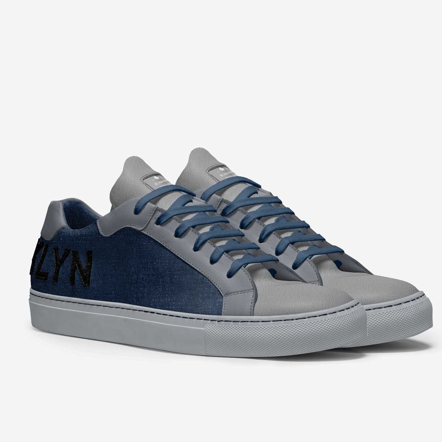 KD_STONE ISLAND blue & gray Contemporary low top