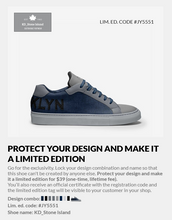 Load image into Gallery viewer, KD Stone Island Canvas Tennis Shoe
