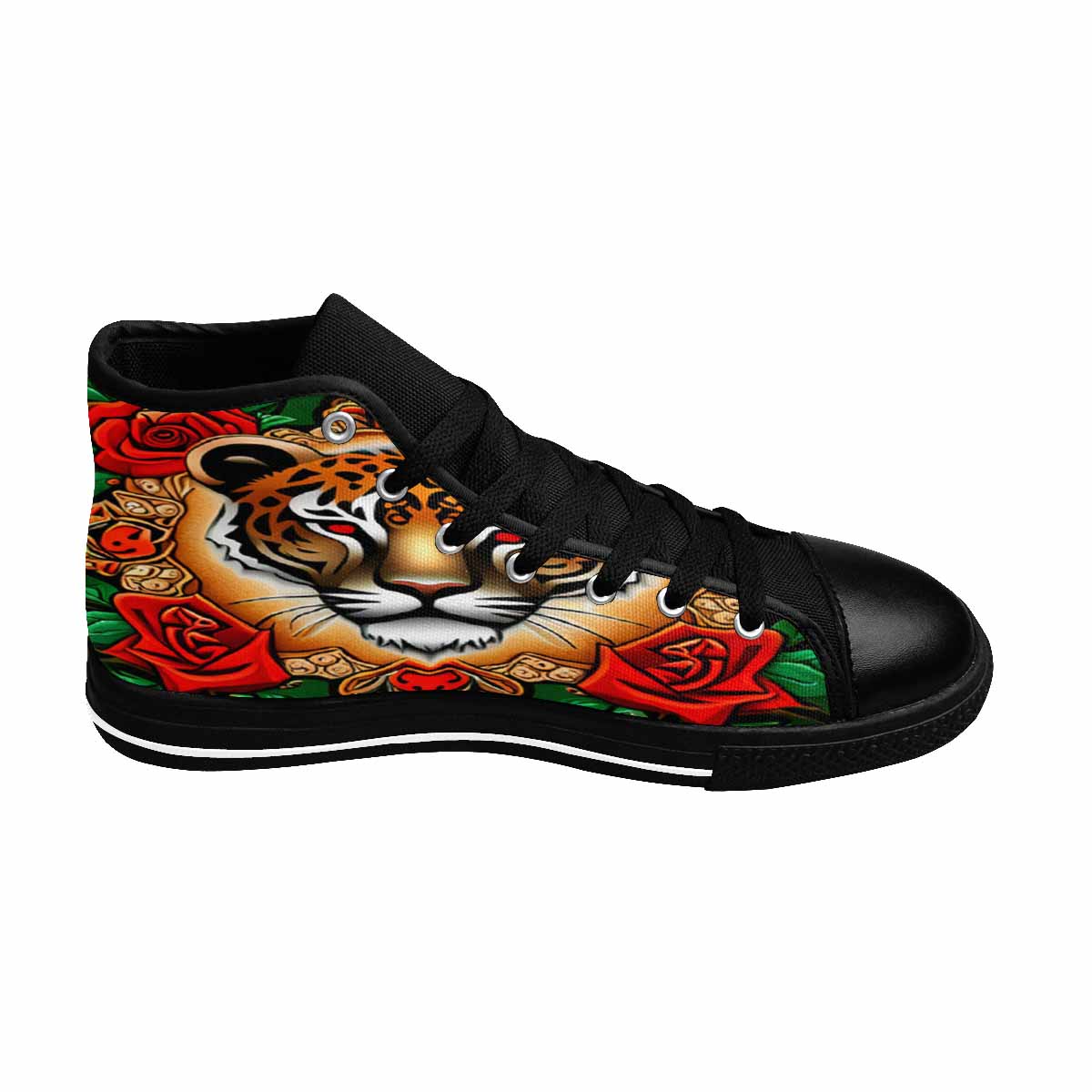 R&RH 3DTiger Tattoo High Top Kids Tennis Shoes