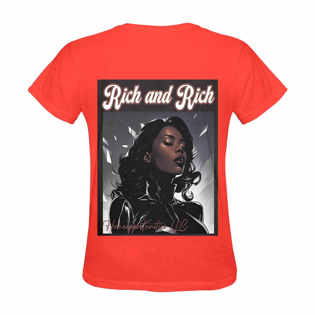 R&RH LuiiLoviie Comic Book Womens Red Tee