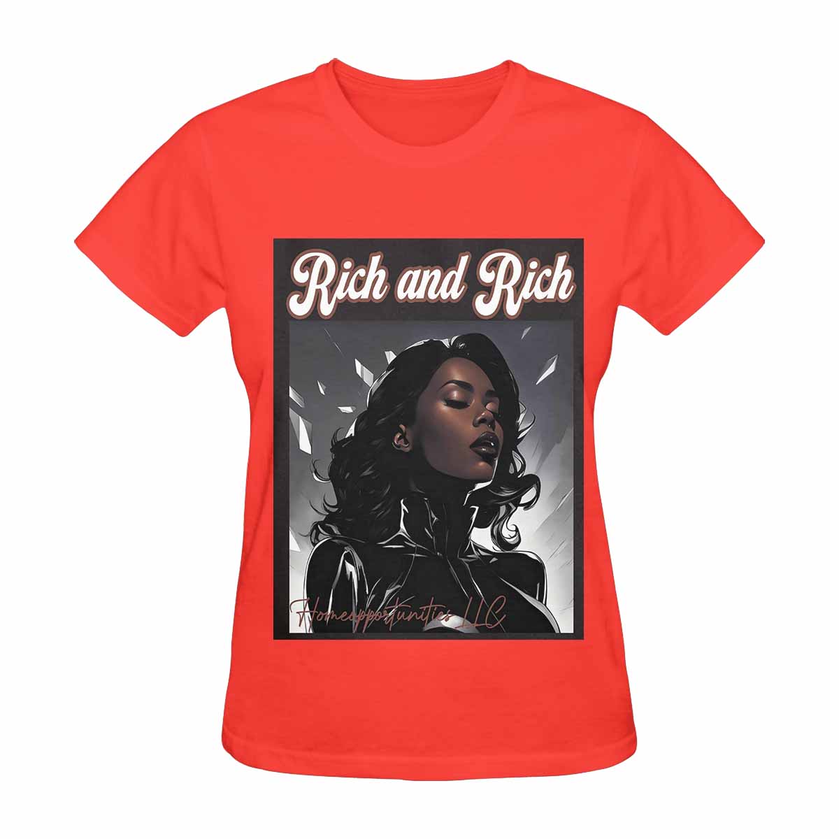 R&RH LuiiLoviie Comic Book Womens Red Tee