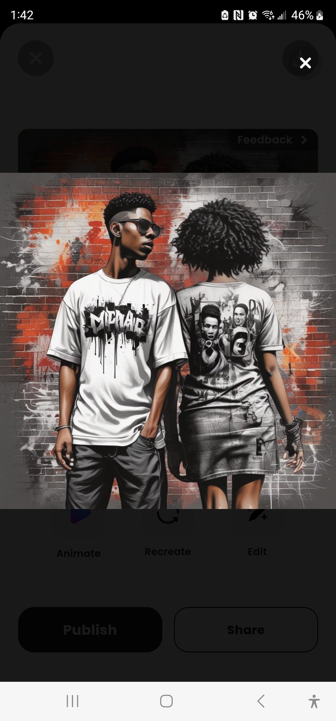 R&RH Graffiti-style Unisex T-shirt