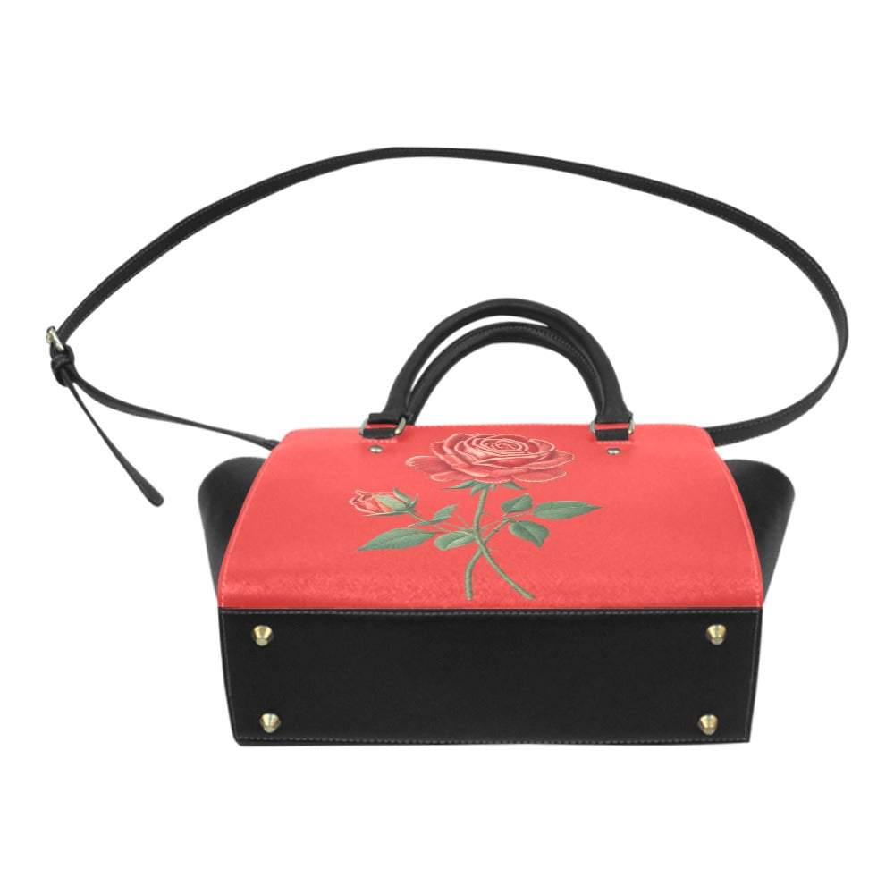 R&RH Red Roses Classic Womens Shoulder Handbag