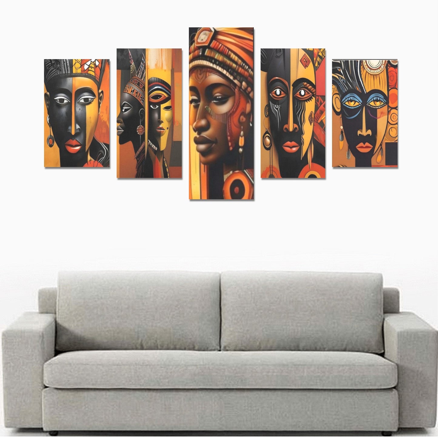 R&RH Tribal Canvas Art