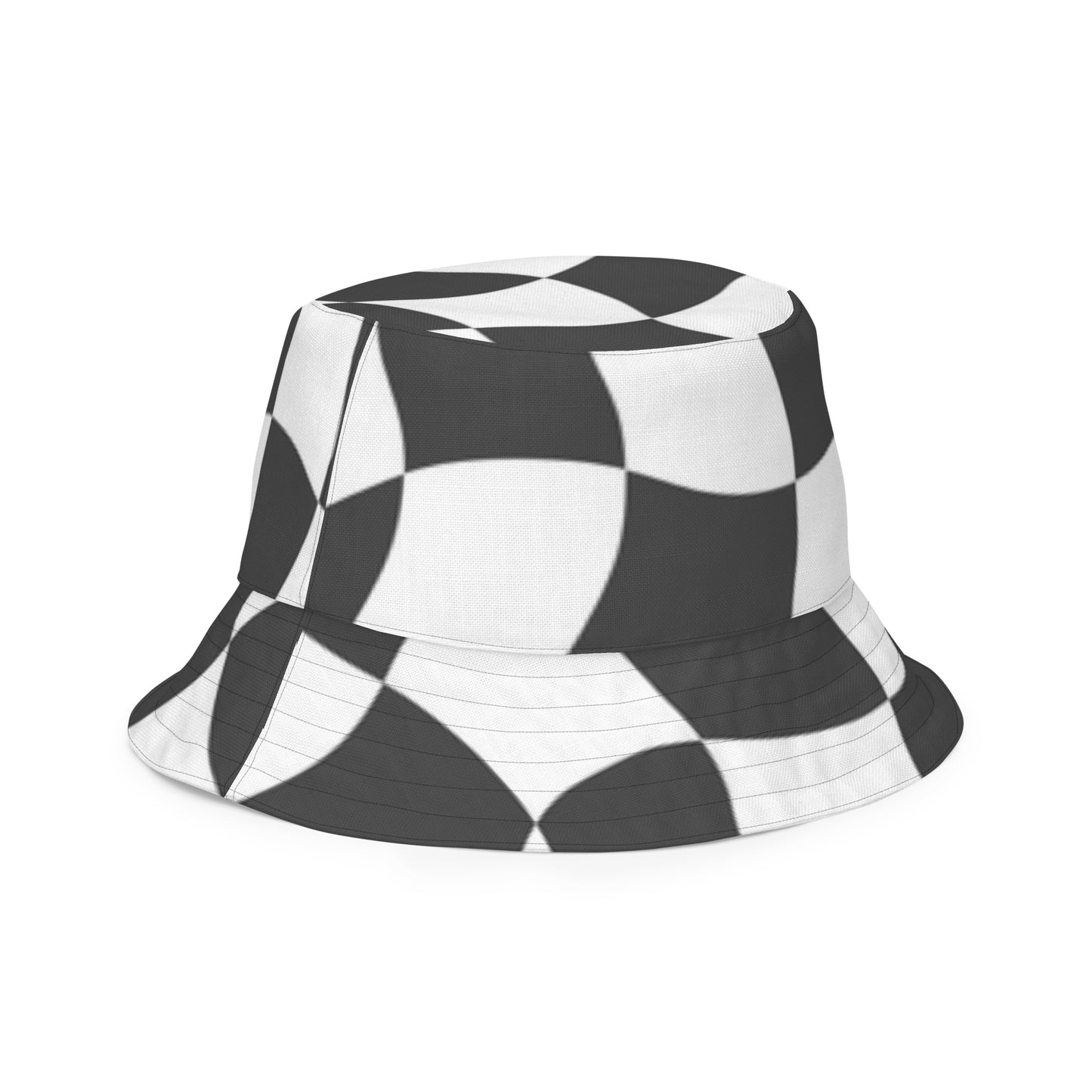 R&RH Safari/Checker Reversible Bucket Hat