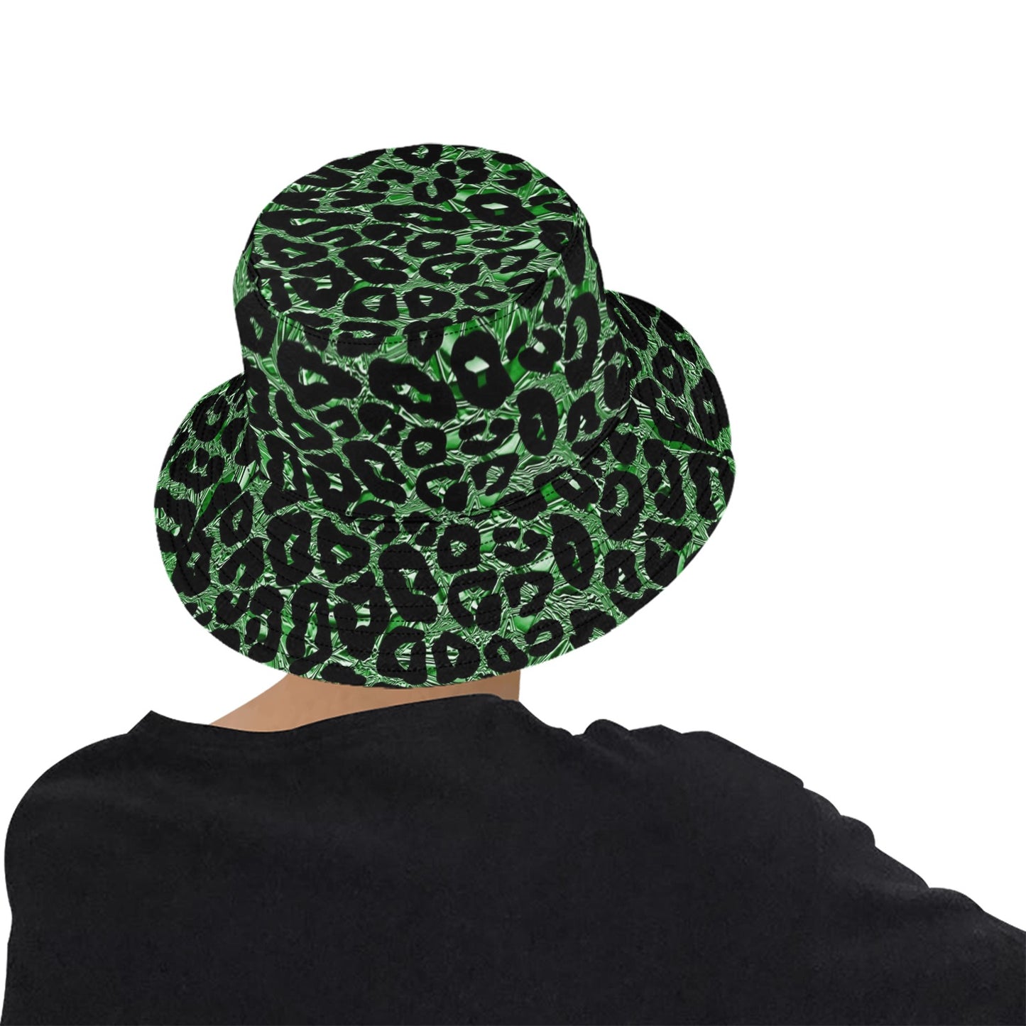 R&RH Unisex Green Animal Print Bucket Hat Unisex Summer Bucket Hat - Rich and Rich Homeopportunities 