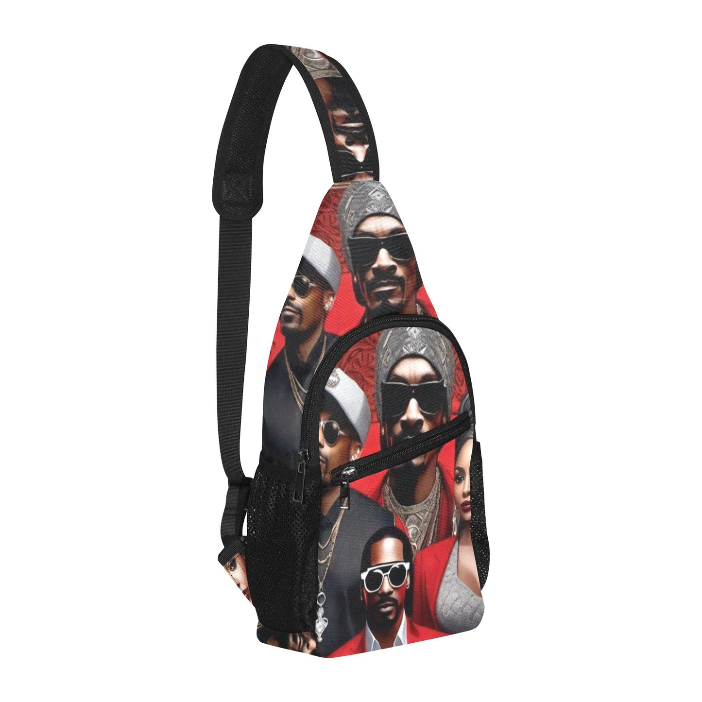 R&RH Red Caricature Red Chest Bag