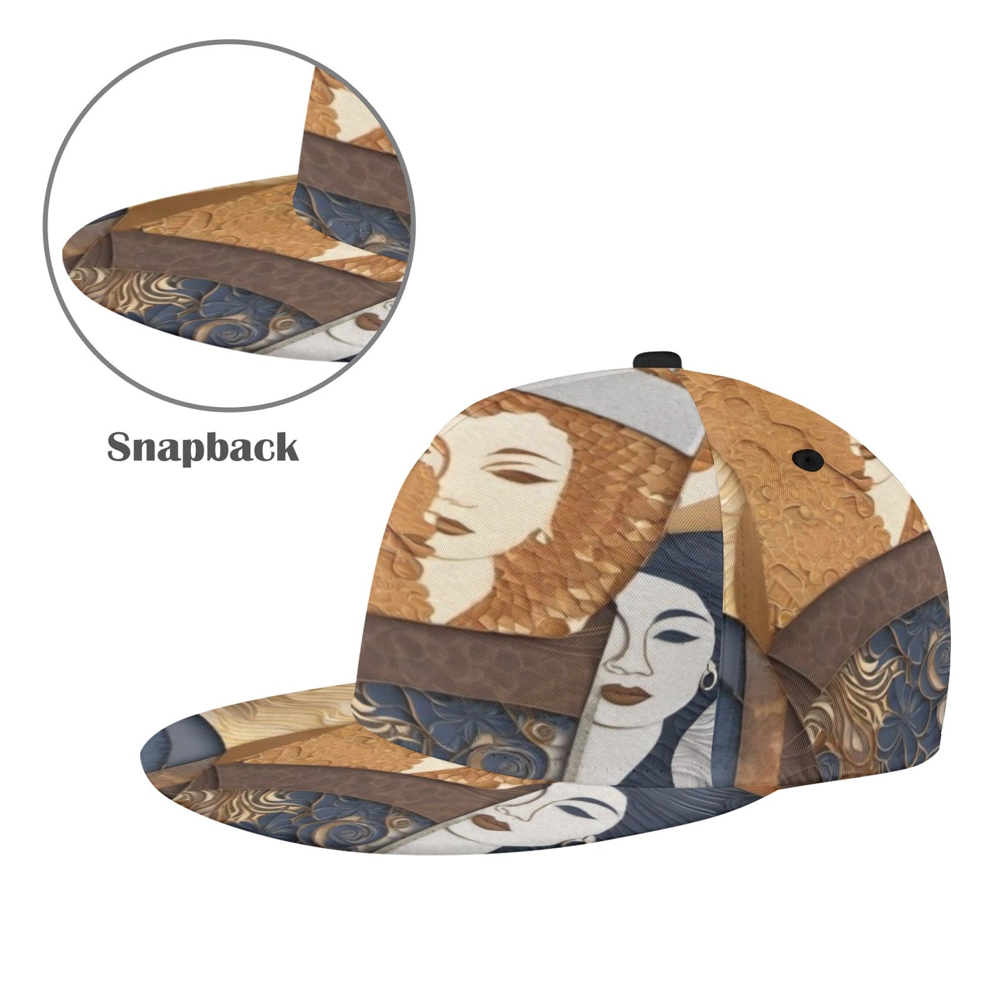 R&RH Designer Earthtone Women's Snapback Hat