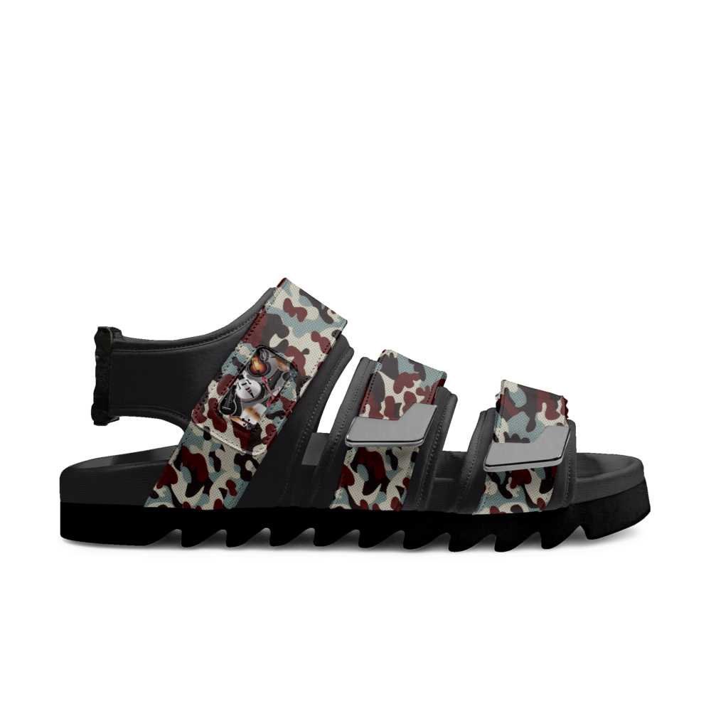 RRH triple stripes luxury sandal - Rich and Rich Homeopportunities 