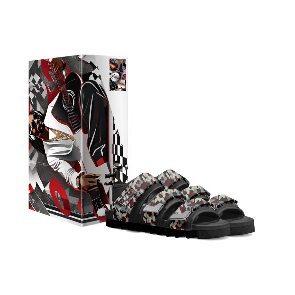 RRH triple stripes luxury sandal - Rich and Rich Homeopportunities 