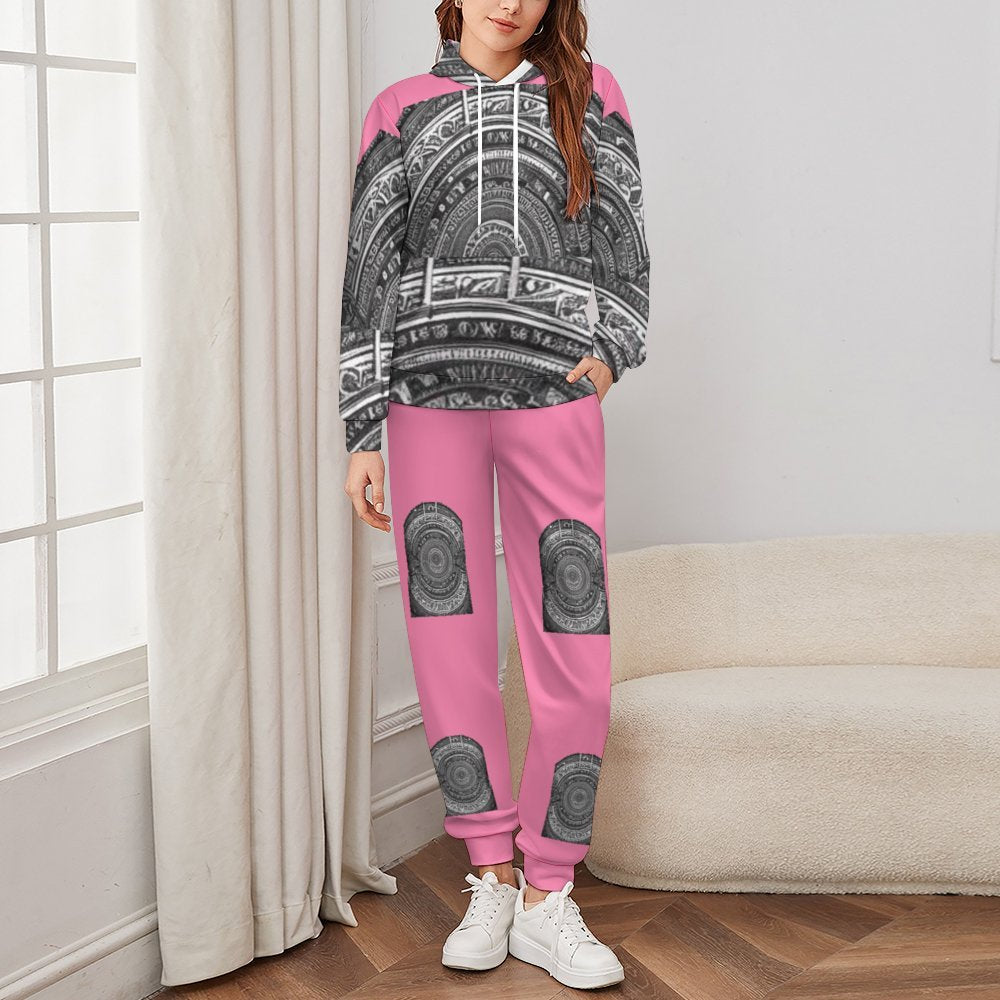 R&RH Unisex Graphic Design Rose Sweatsuit