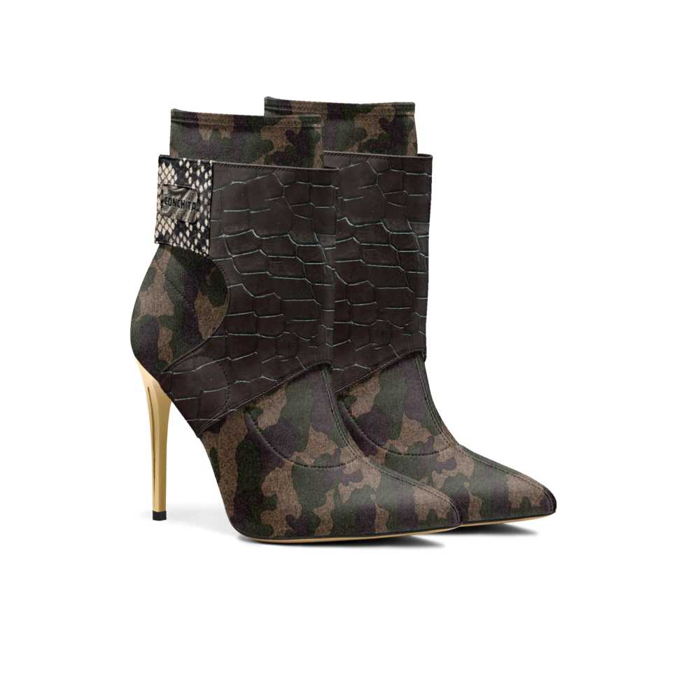 R&RH Womens Conchita Future Camouflage High Heels