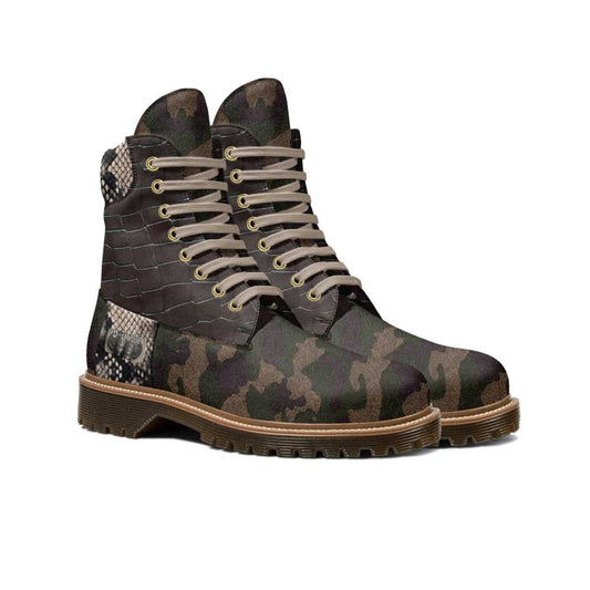 R&RH D-Unique Classic High-Top Unisex Camouflage Boot