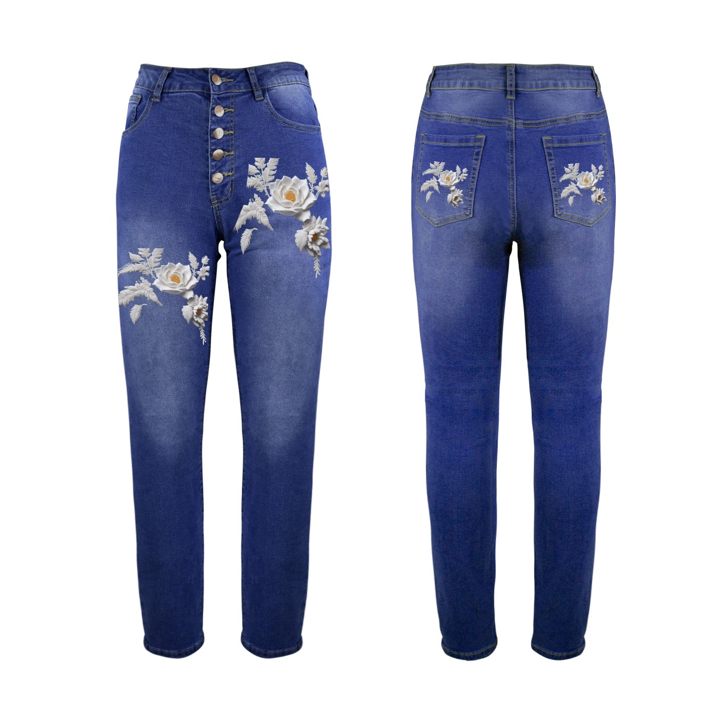 R&RH Flower Women's Jeans