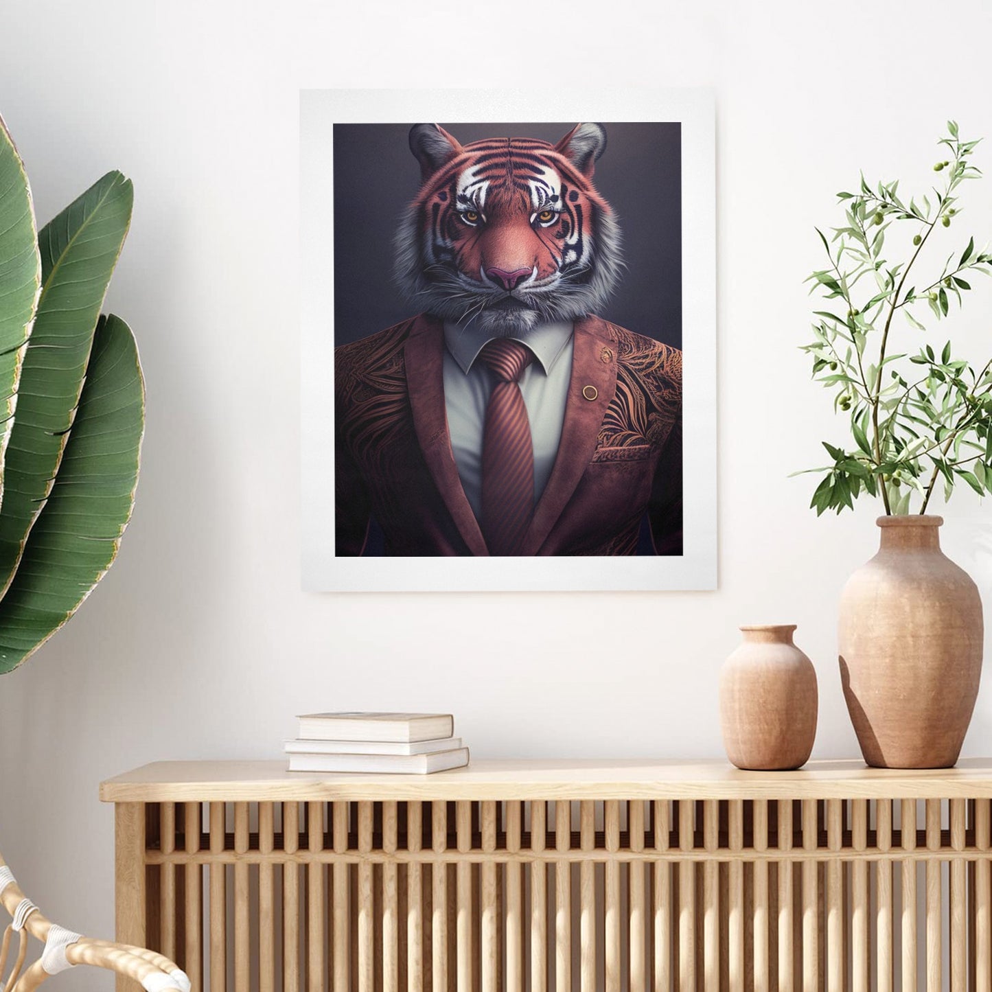 R&RH Tiger Suit 1 Art Print 16"x20"