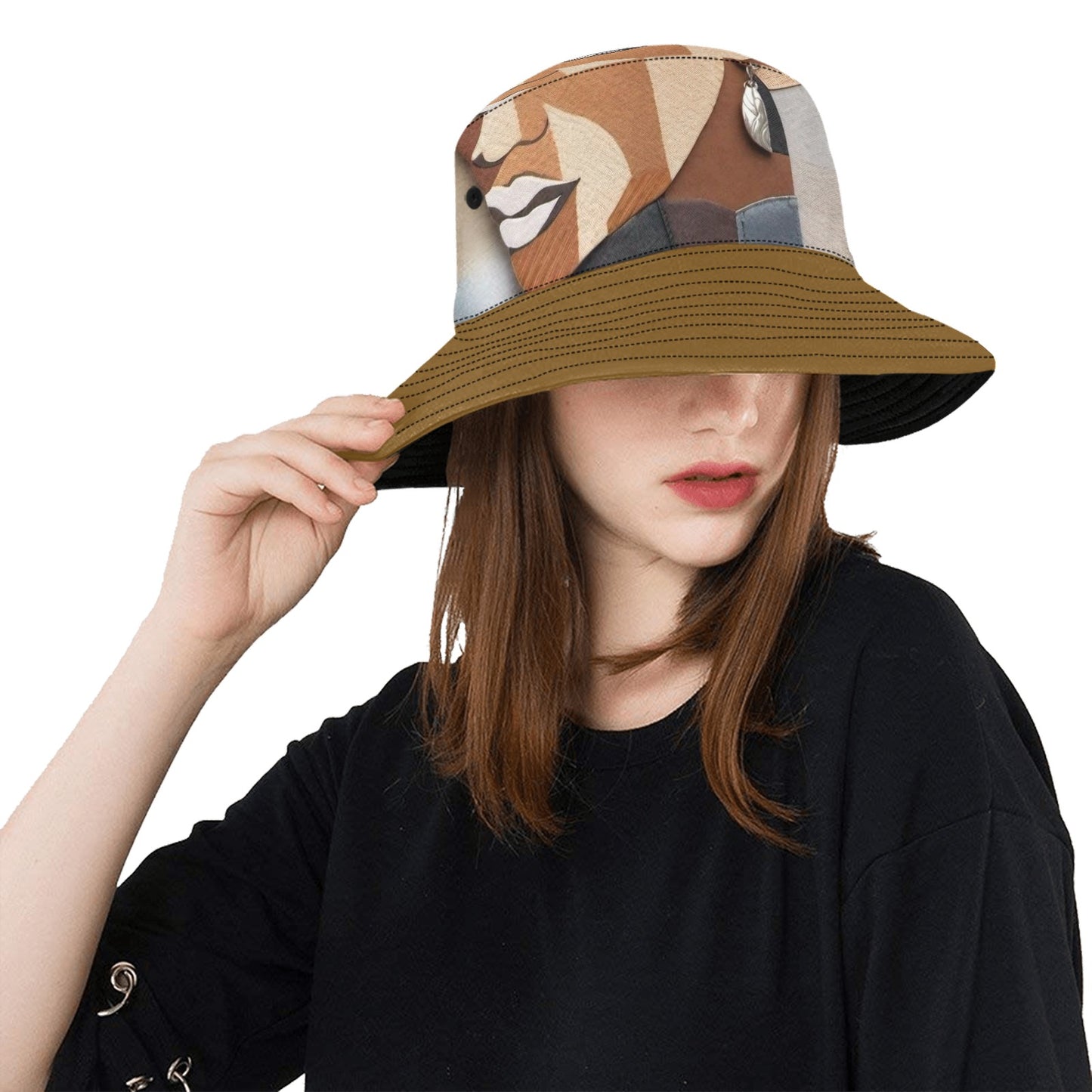 R&RH Designer Unisex Earthtone Bucket Hat Unisex Summer Bucket Hat - Rich and Rich Homeopportunities 