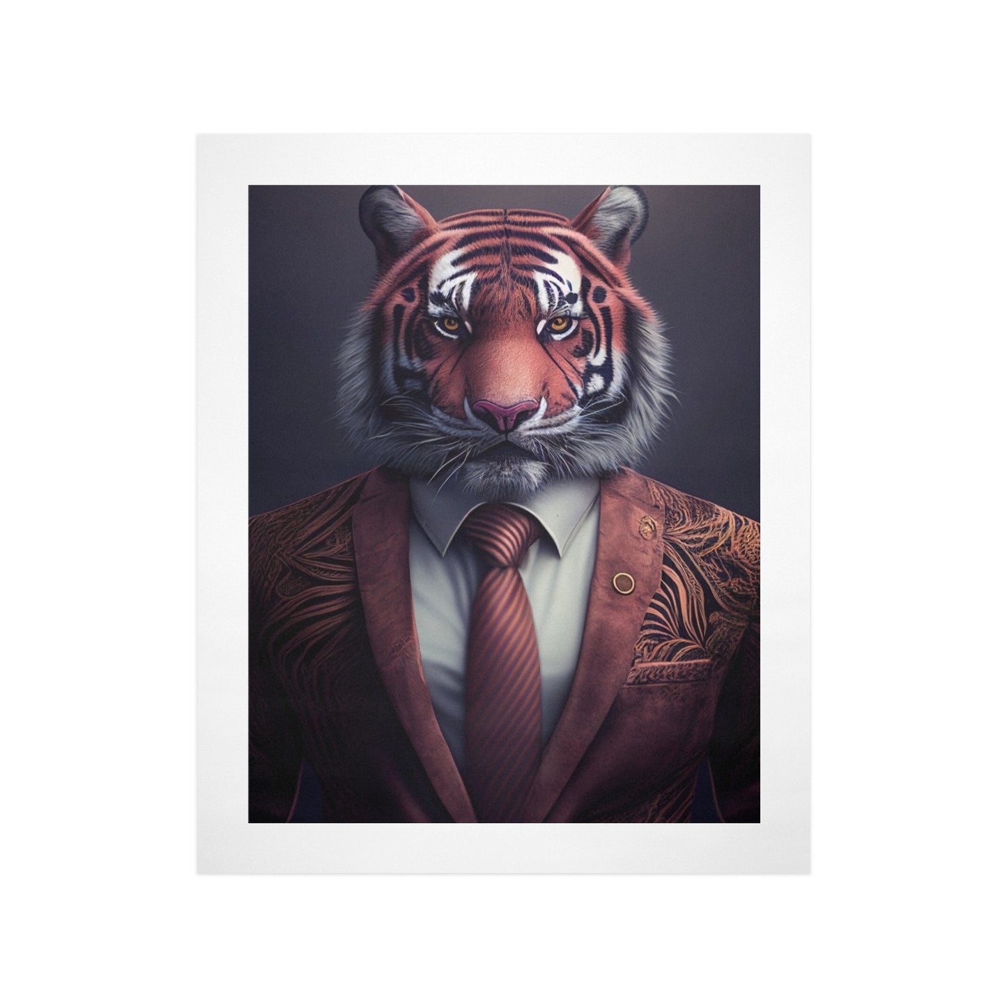 R&RH Tiger Suit 1 Art Print 16"x20"