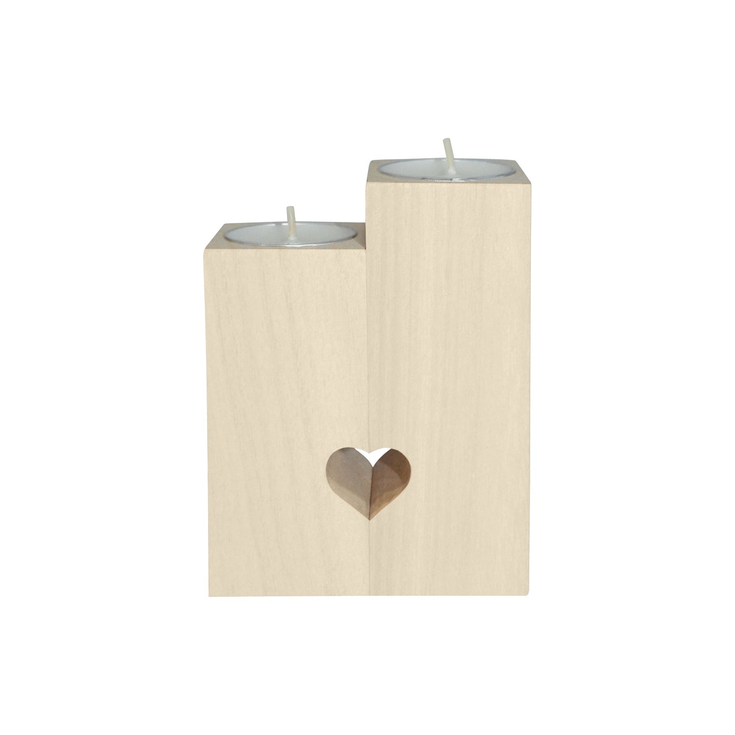 R&RH Lady Wooden Candle Holder